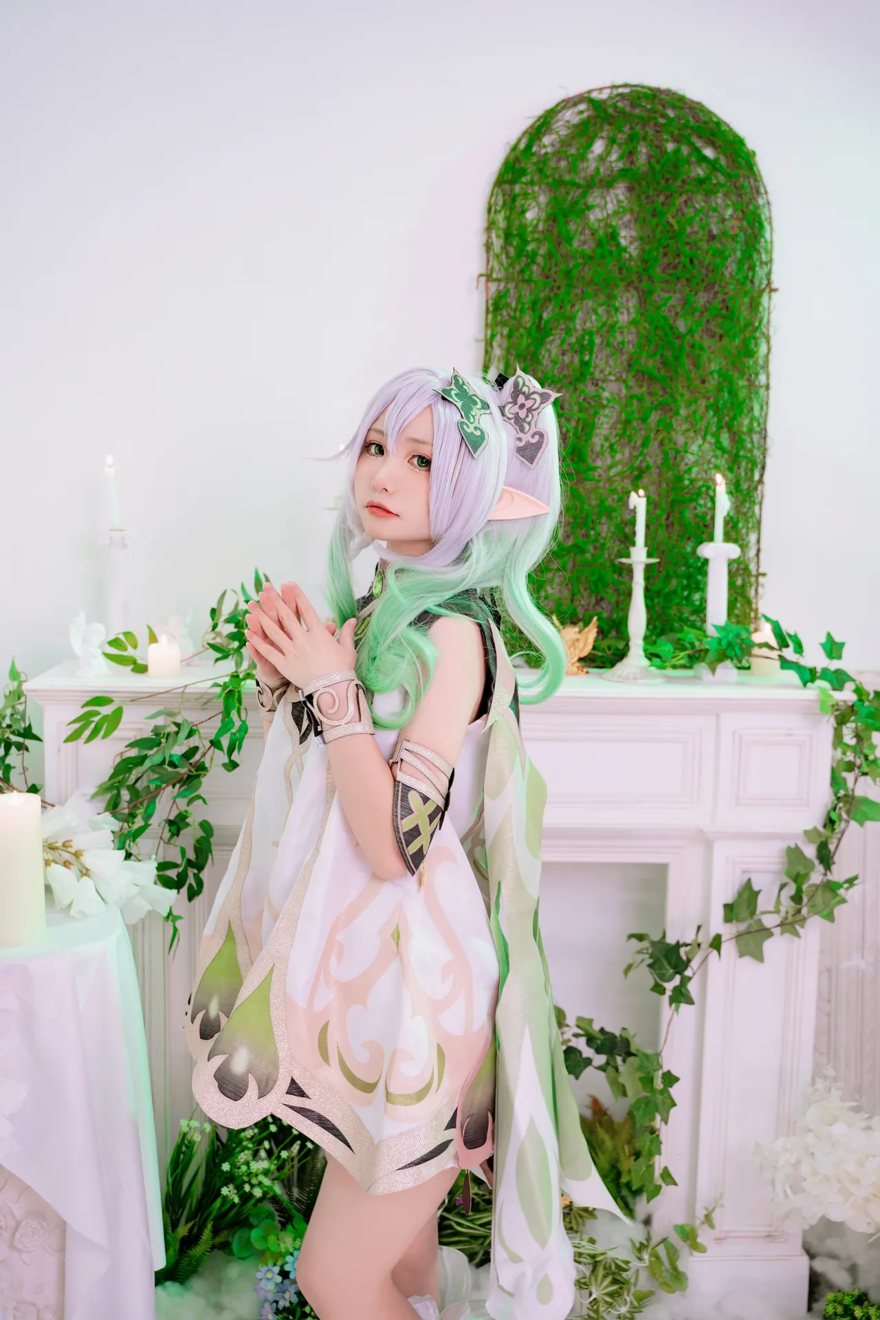 Nekokoyoshi (爆机少女喵小吉) cosplay Nahida - Genshin Impact-erohere14.webp