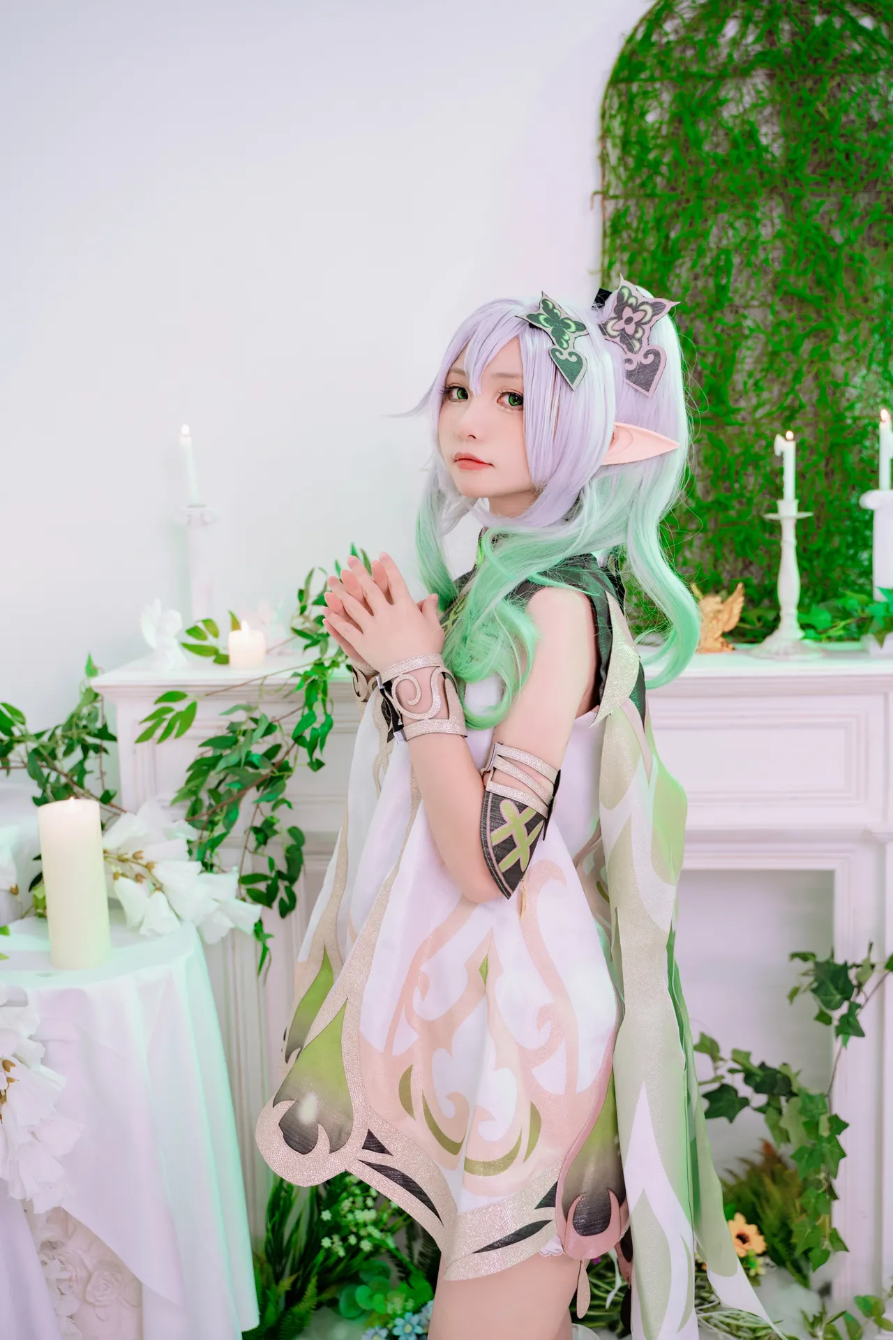 Nekokoyoshi (爆机少女喵小吉) cosplay Nahida - Genshin Impact-erohere15.webp