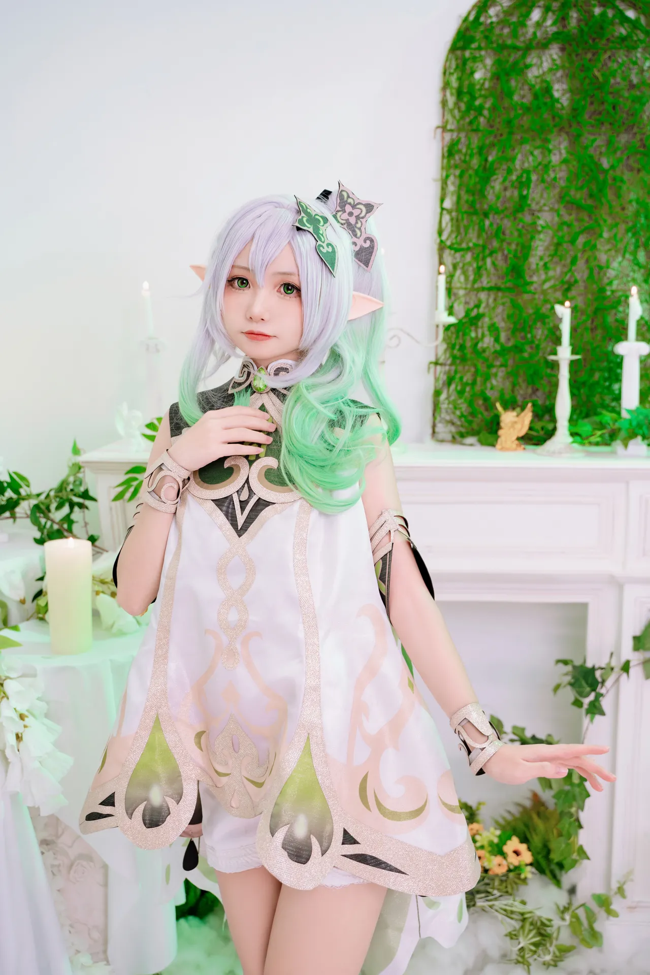Nekokoyoshi (爆机少女喵小吉) cosplay Nahida - Genshin Impact-erohere18.webp
