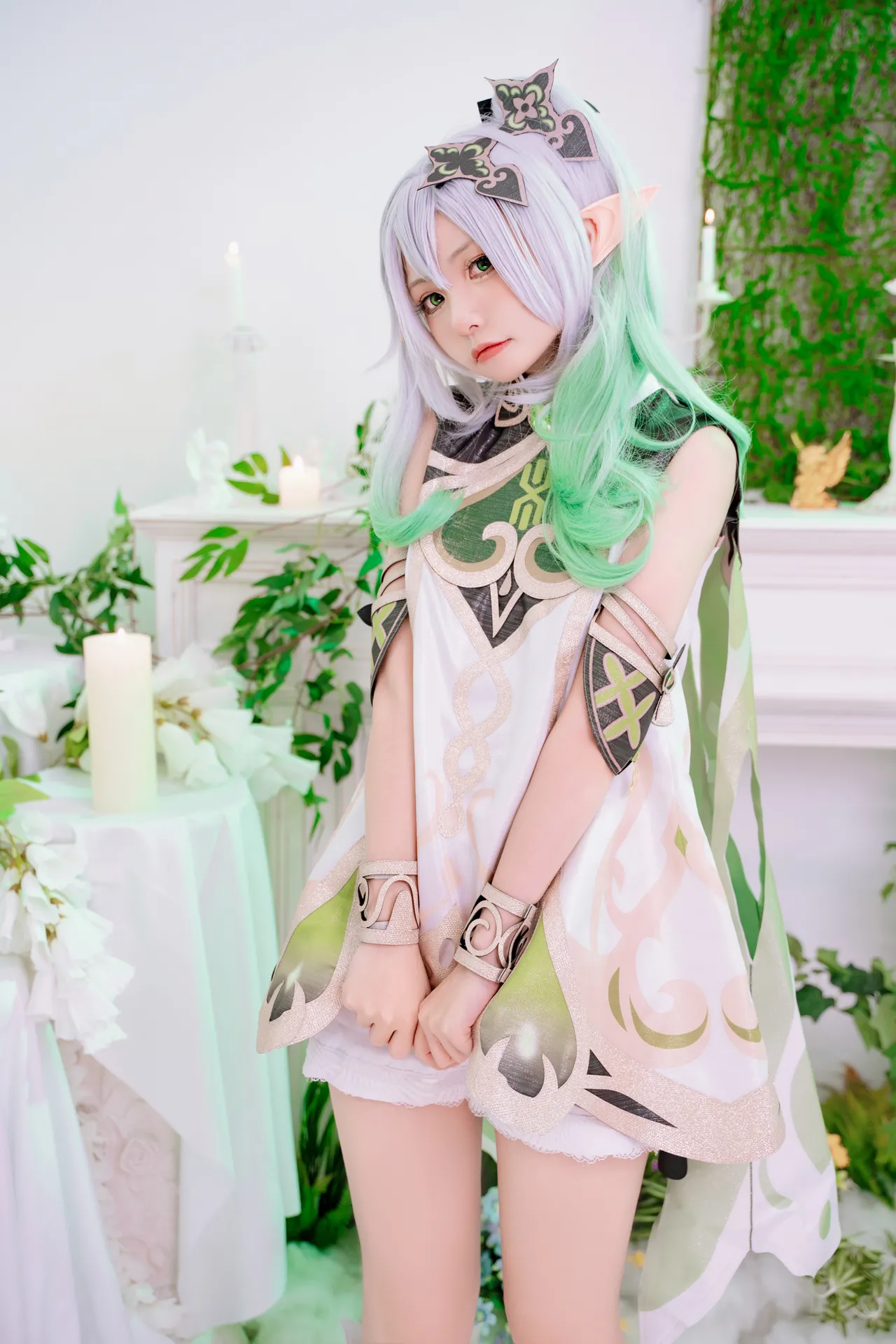 Nekokoyoshi (爆机少女喵小吉) cosplay Nahida - Genshin Impact-erohere23.webp