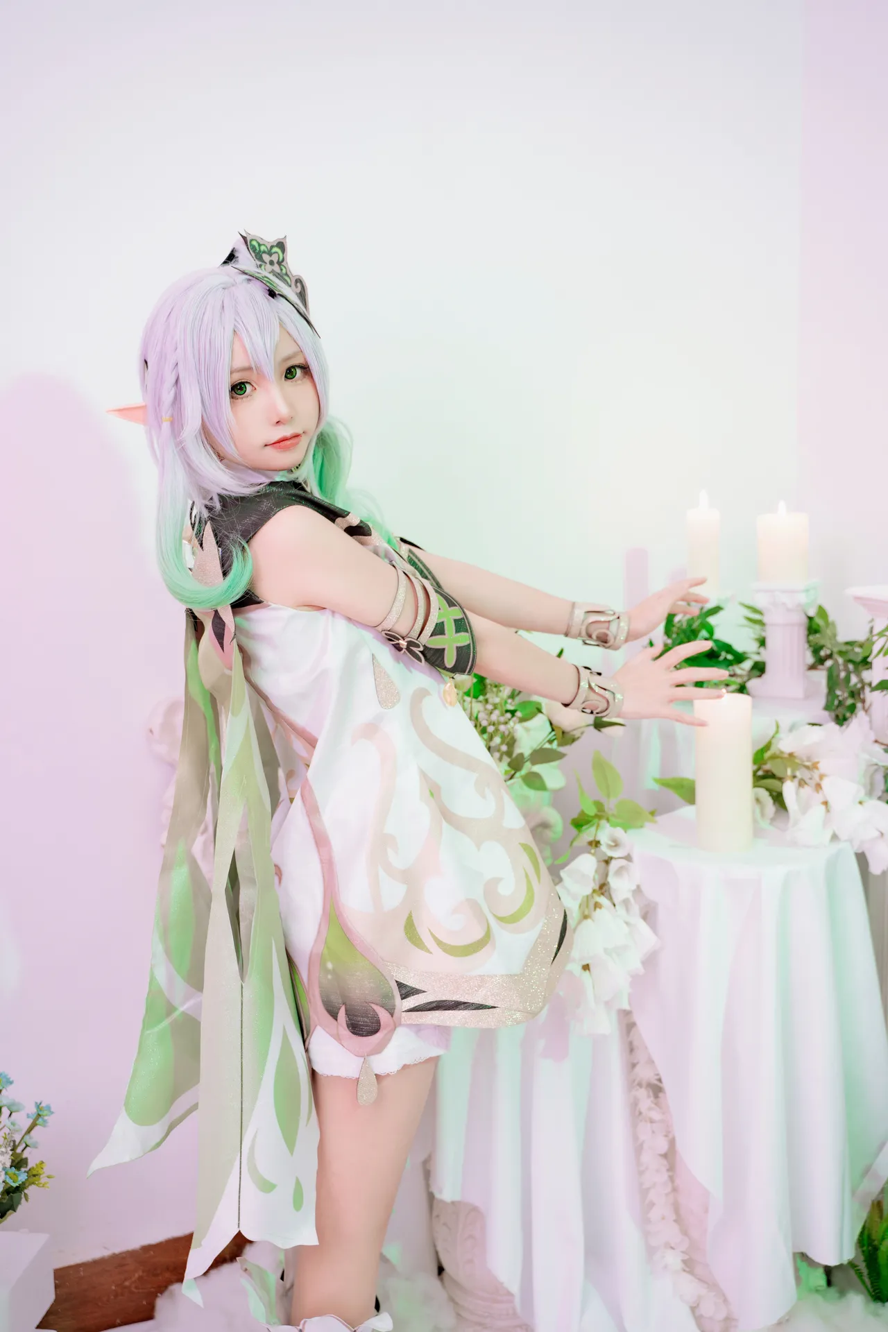 Nekokoyoshi (爆机少女喵小吉) cosplay Nahida - Genshin Impact-erohere31.webp