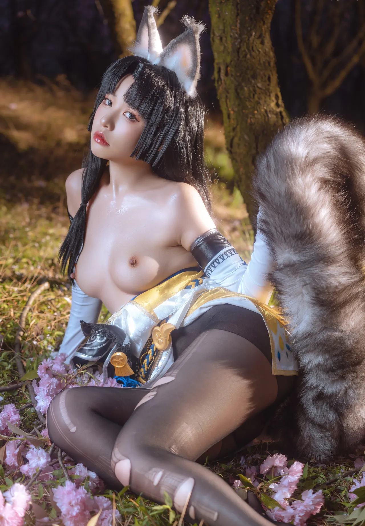 Nekokoyoshi (爆机少女喵小吉) cosplay Tsuchimikado Kurumi - NarakaBladepoint-erohere26.webp