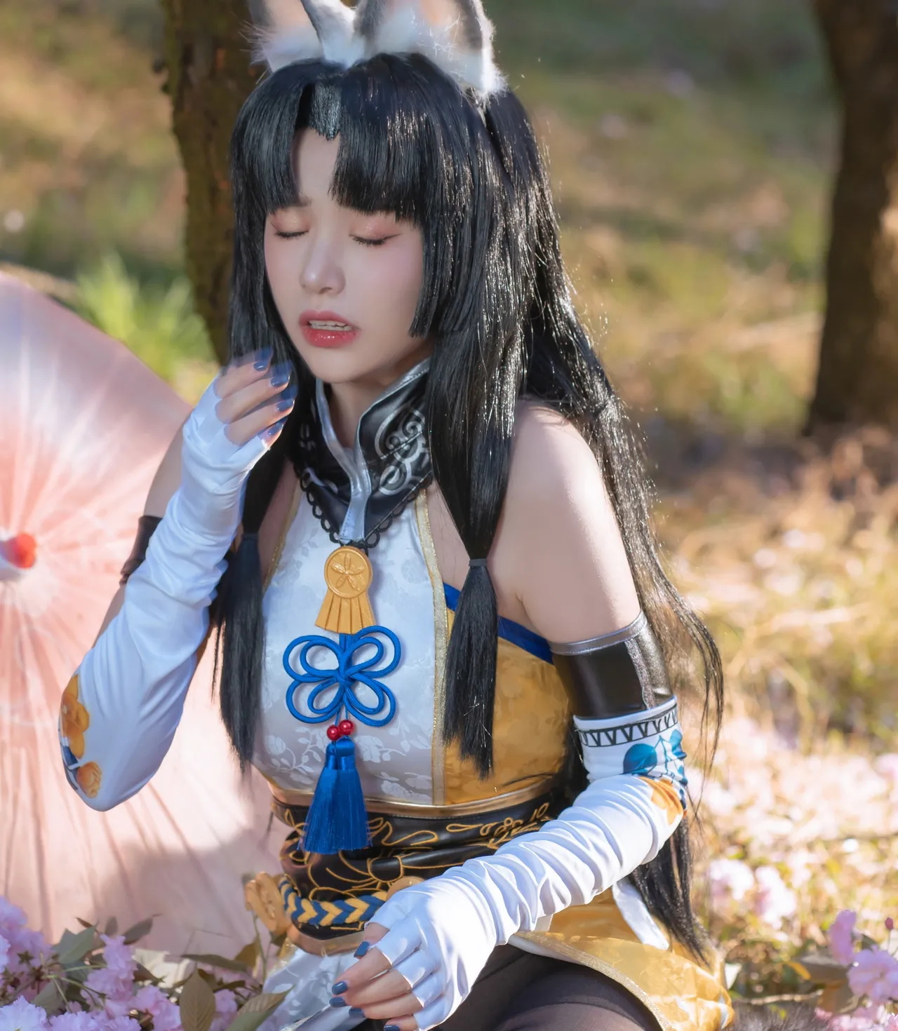 Nekokoyoshi (爆机少女喵小吉) cosplay Tsuchimikado Kurumi - NarakaBladepoint-erohere49.webp