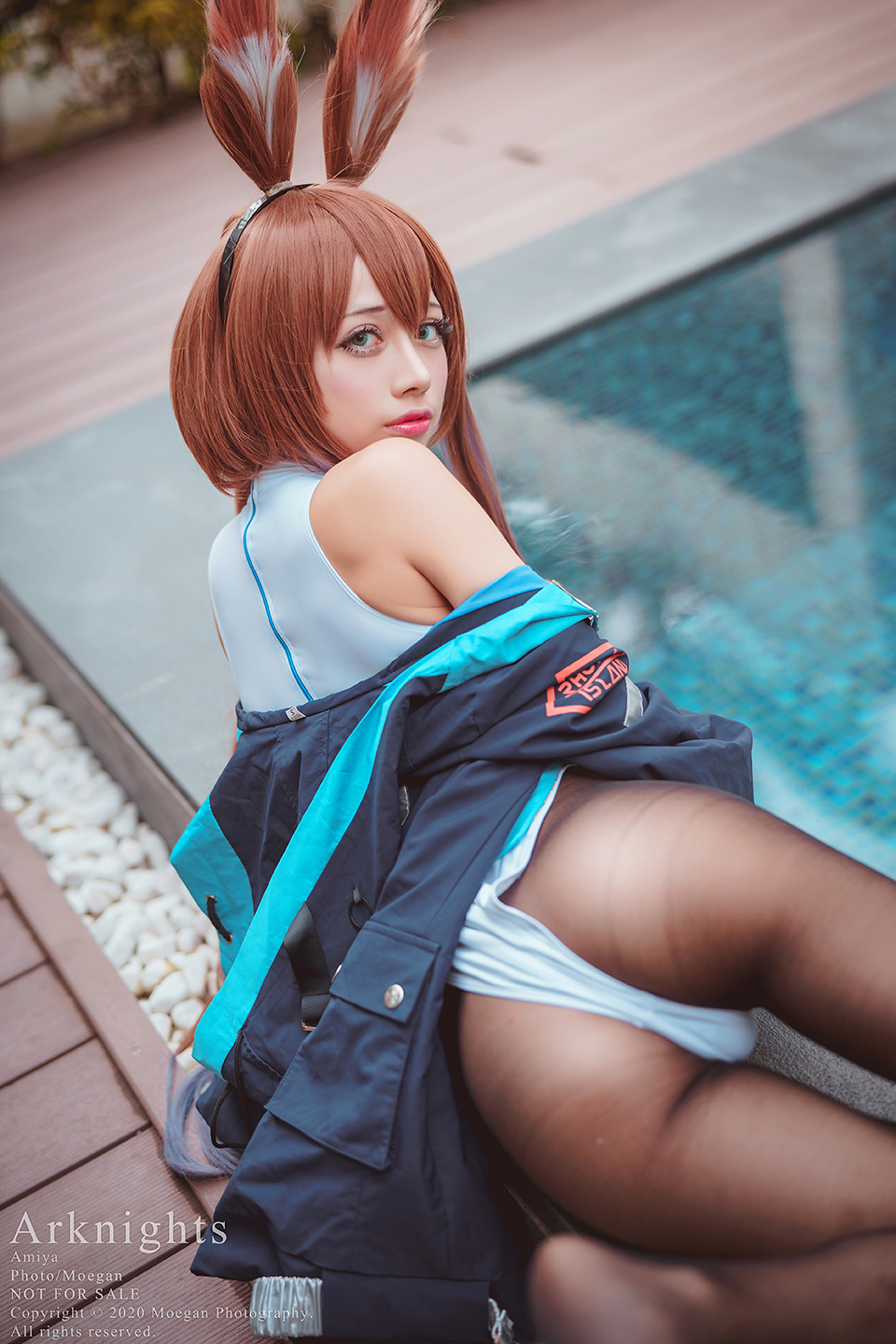 Okita Rinka Amiya racing swimming suit ver. (Arknights)