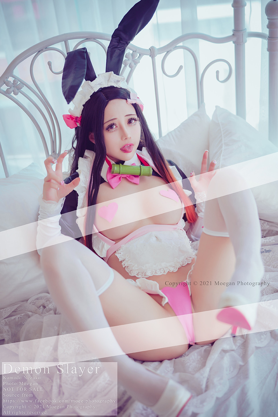 Okita Rinka Kamado Nezuko, bunny maid ver. (Kimetsu no Yaiba)-erohere2.jpg