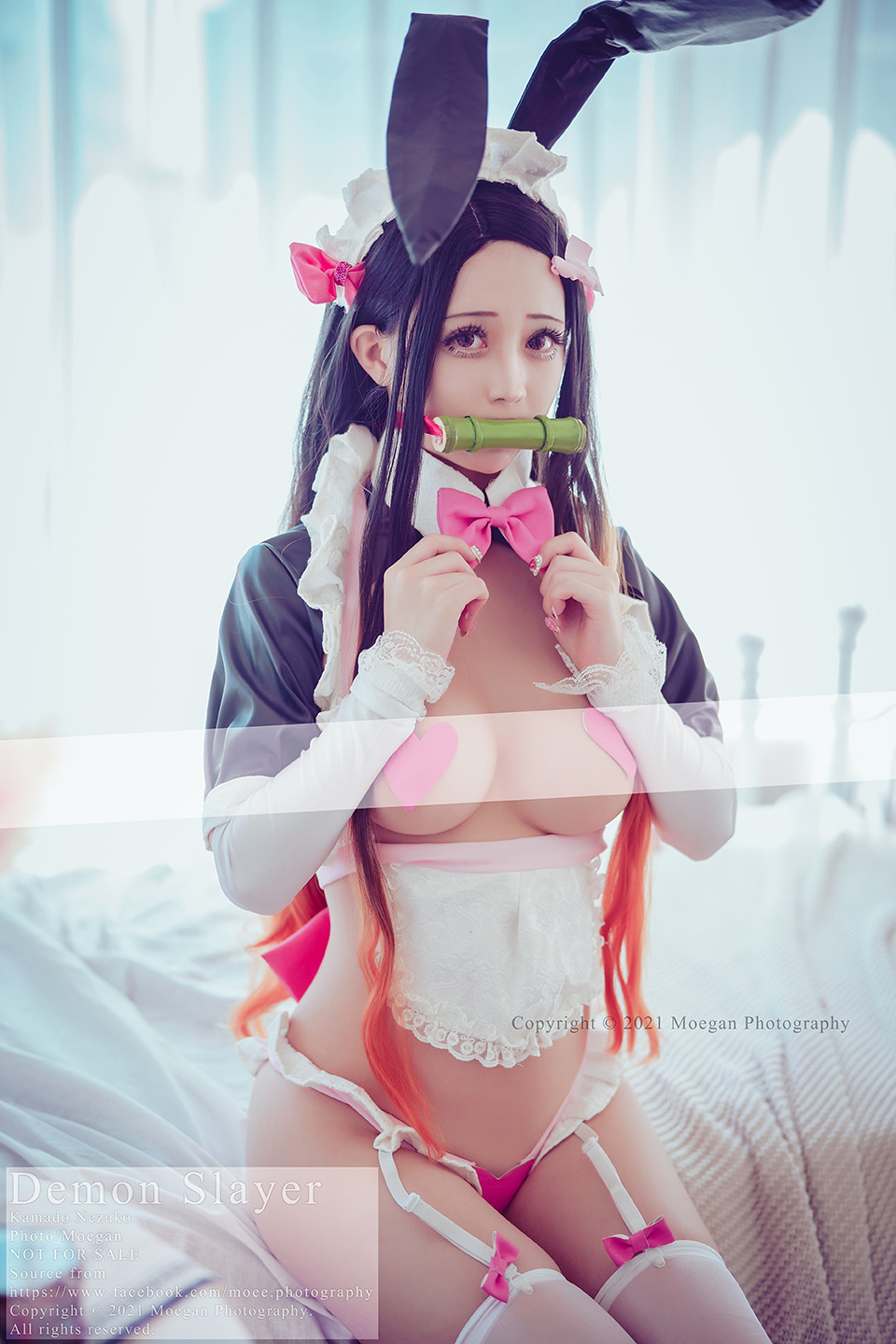 Okita Rinka Kamado Nezuko, bunny maid ver. (Kimetsu no Yaiba)-erohere5.jpg