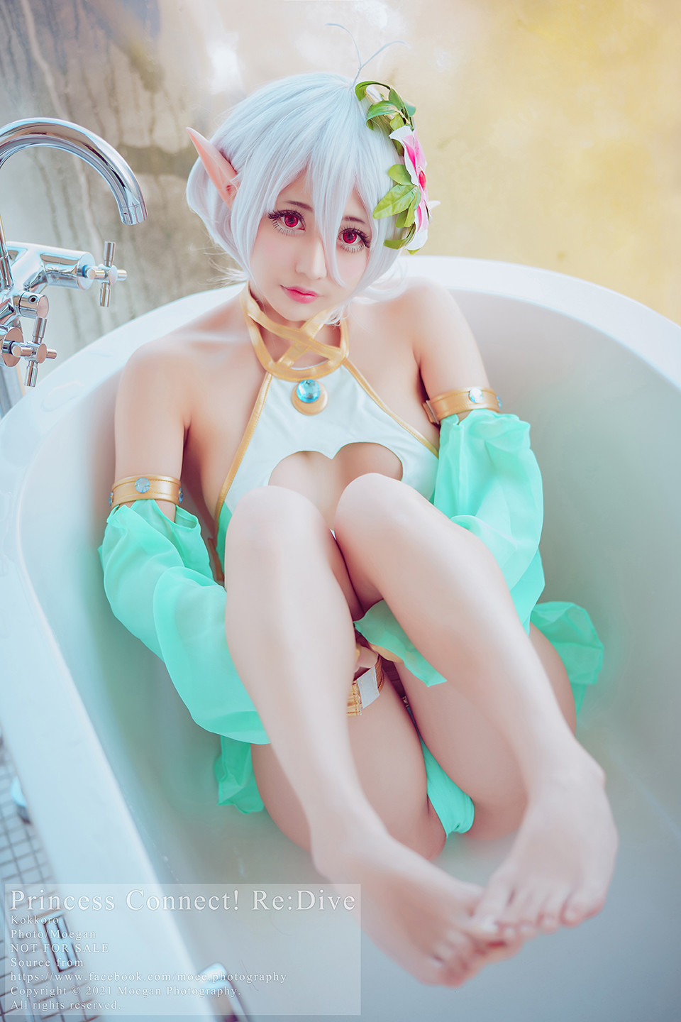 Okita Rinka Kokkoro, swimming suit ver. (Princess Connect! ReDive)