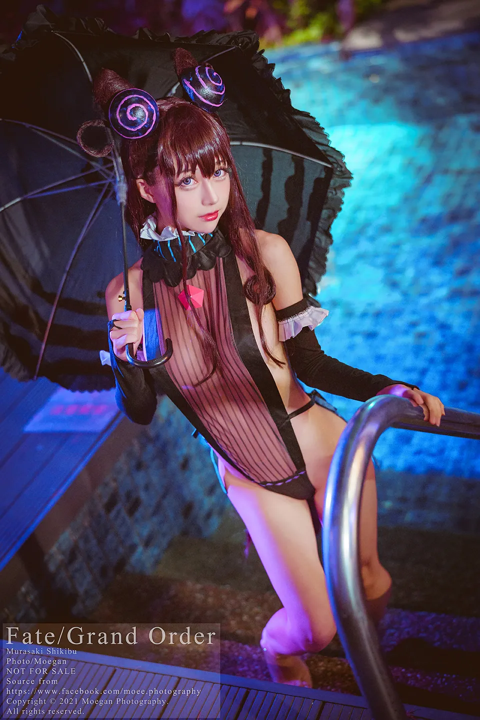 Okita Rinka Murasaki Shikibu, swimming suit ver. (FateGrand Order)