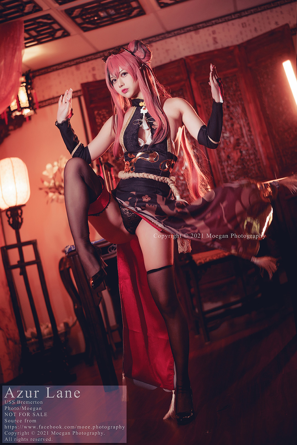 Okita Rinka USS Bremerton, kung fu girl ver. (Azur Lane)-erohere5.jpg