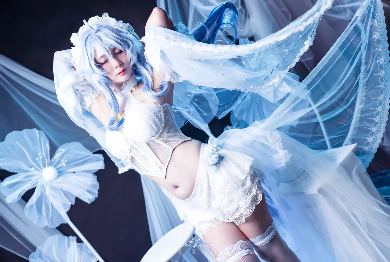 Plathong - Bride Ganyu-erohere3.webp