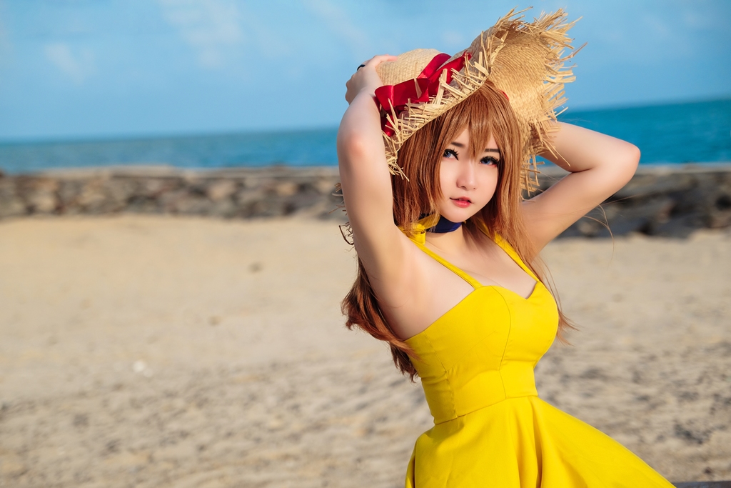 Potato Godzilla – Asuka Yellow Dress