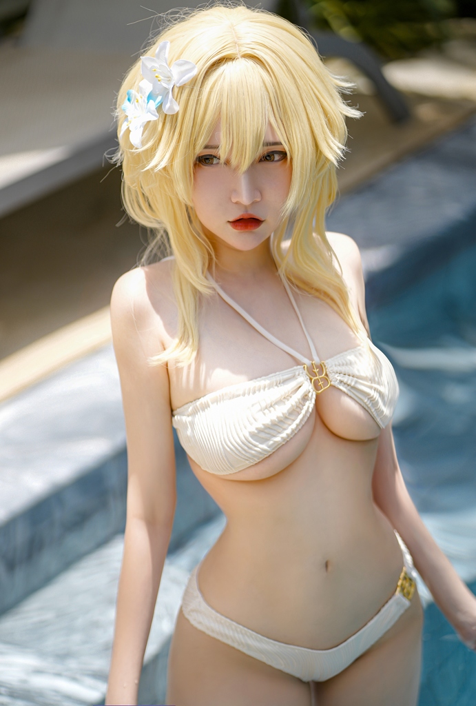 Potato Godzilla – Lumine Bikini (Genshin Impact)