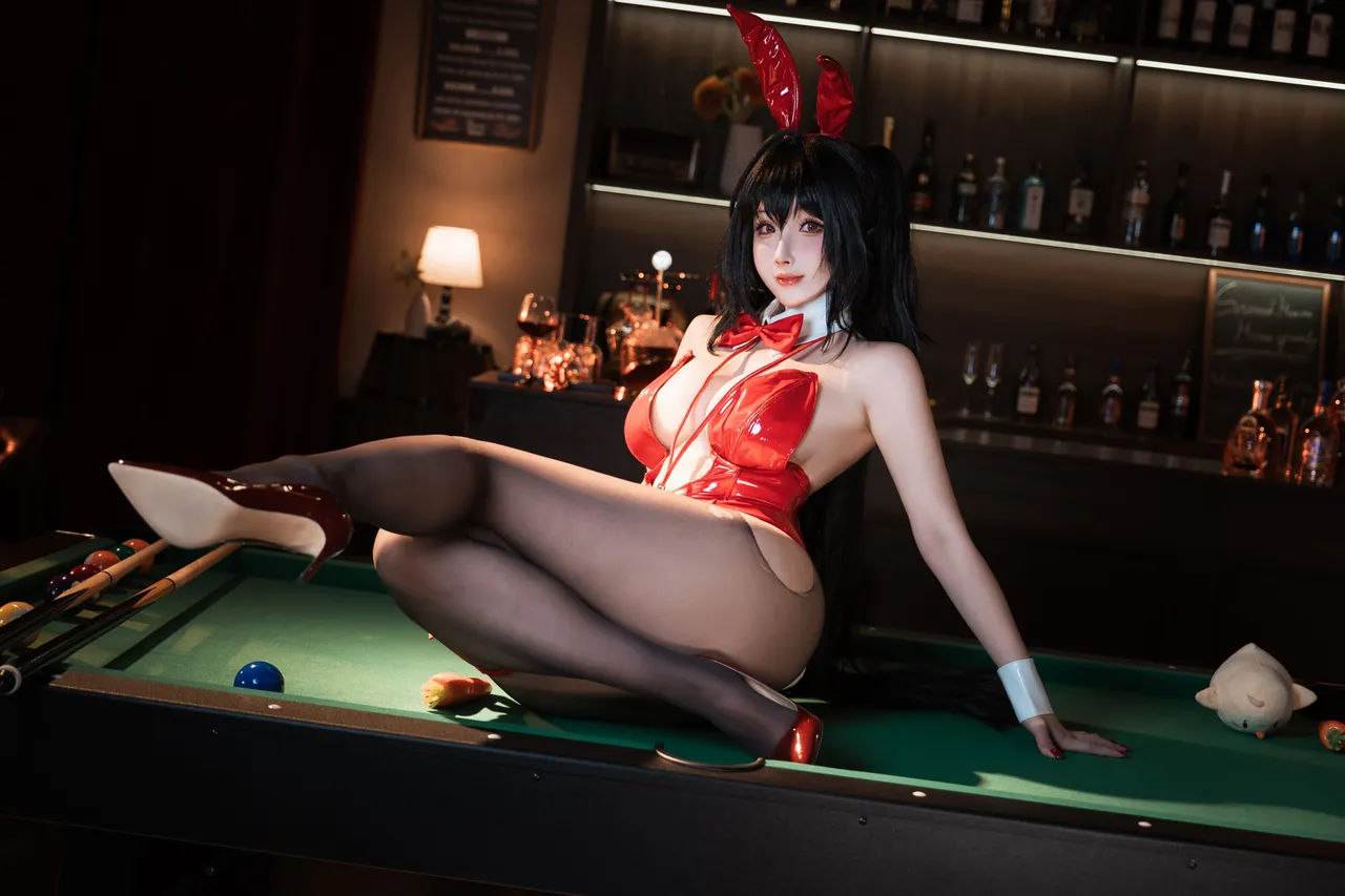 Rioko凉凉子 - 碧蓝航线 大凤 桌球兔女郎-erohere23.webp