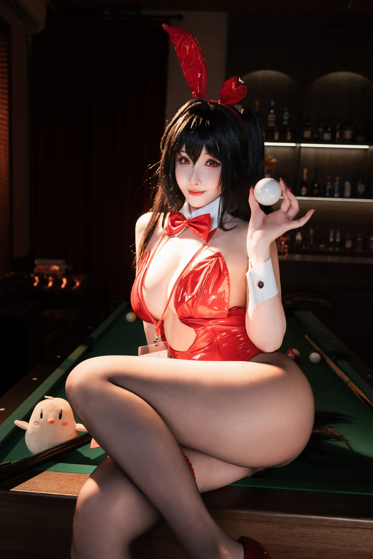 Rioko凉凉子 - 碧蓝航线 大凤 桌球兔女郎-erohere3.webp