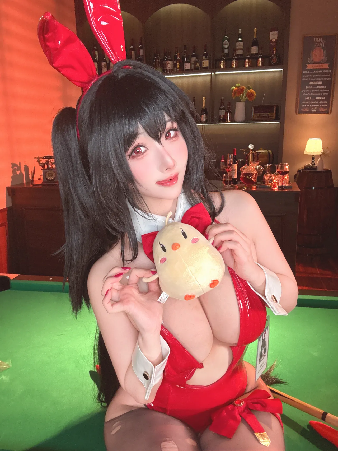 Rioko凉凉子 - 碧蓝航线 大凤 桌球兔女郎-erohere35.webp