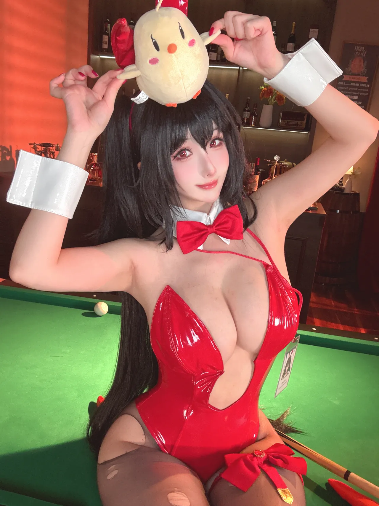 Rioko凉凉子 - 碧蓝航线 大凤 桌球兔女郎-erohere36.webp