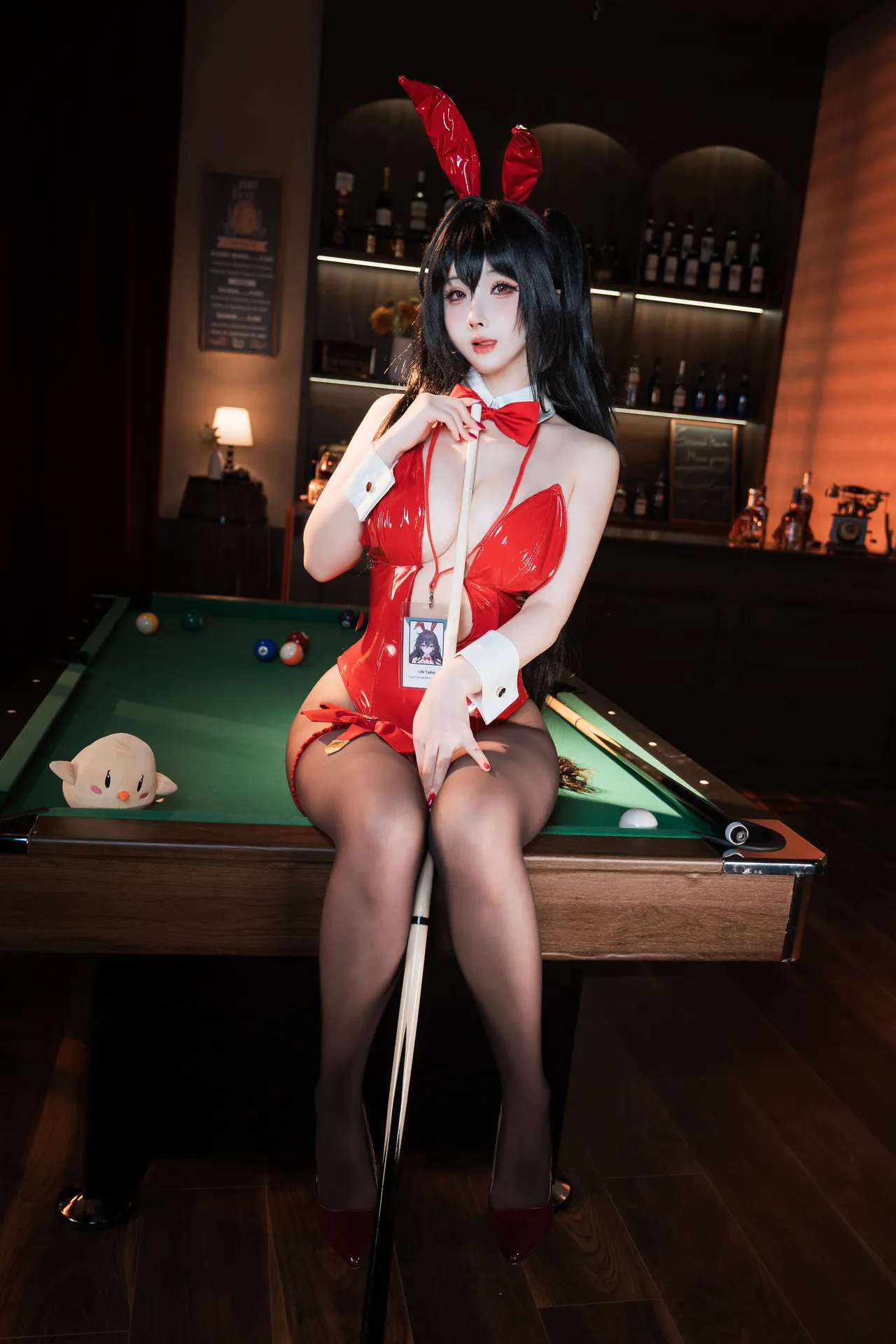 Rioko凉凉子 - 碧蓝航线 大凤 桌球兔女郎-erohere4.webp