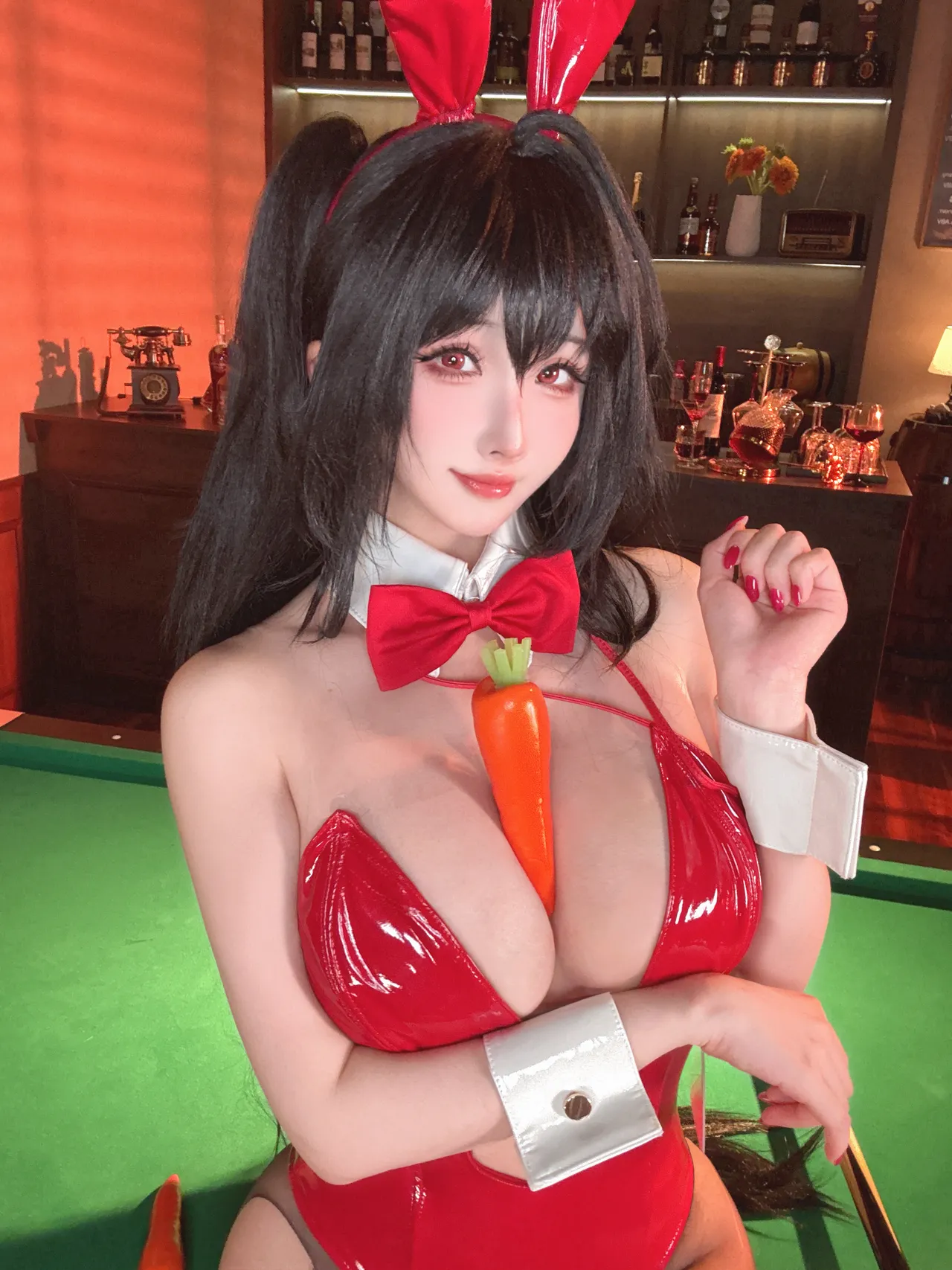 Rioko凉凉子 - 碧蓝航线 大凤 桌球兔女郎-erohere42.webp