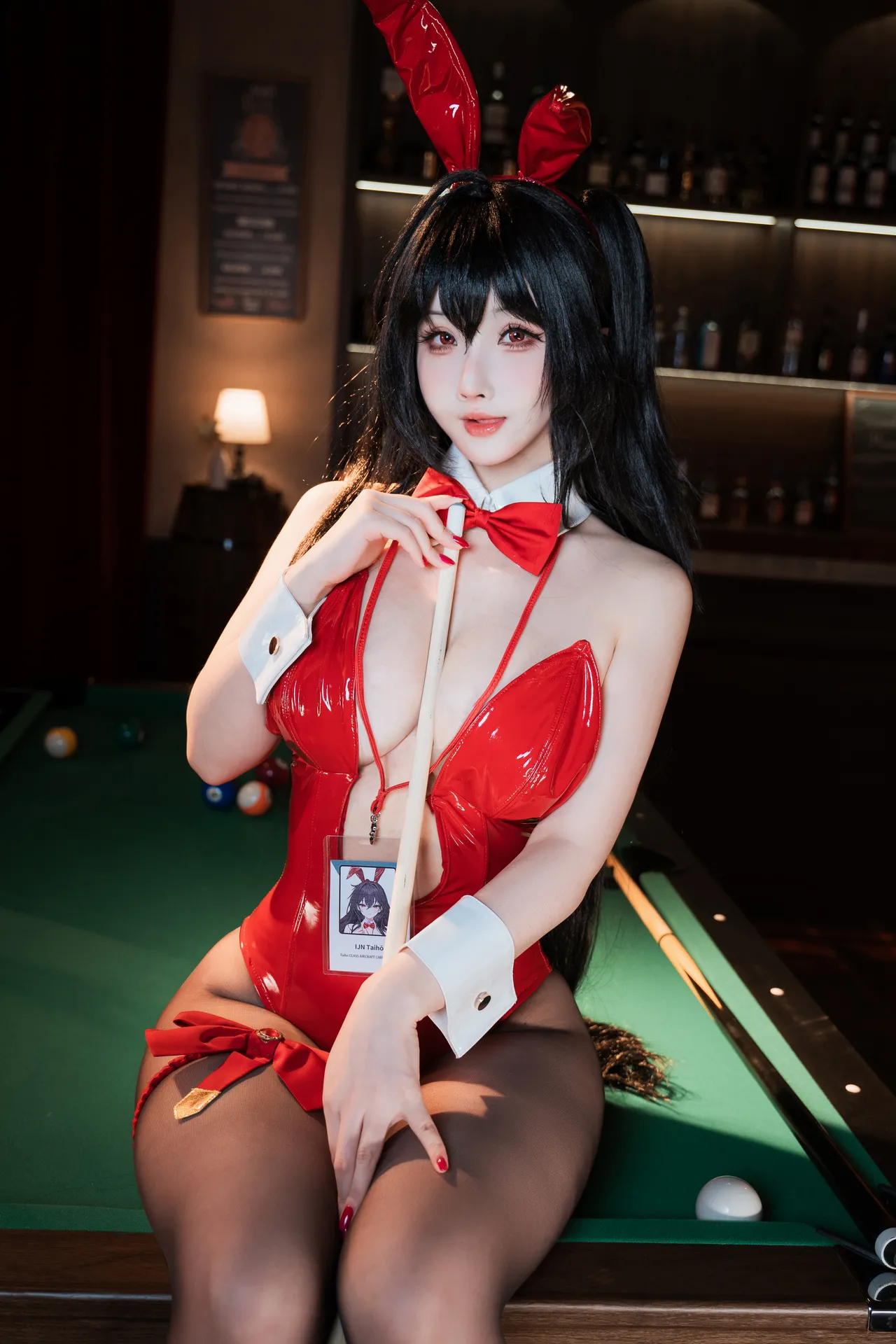 Rioko凉凉子 - 碧蓝航线 大凤 桌球兔女郎-erohere5.webp