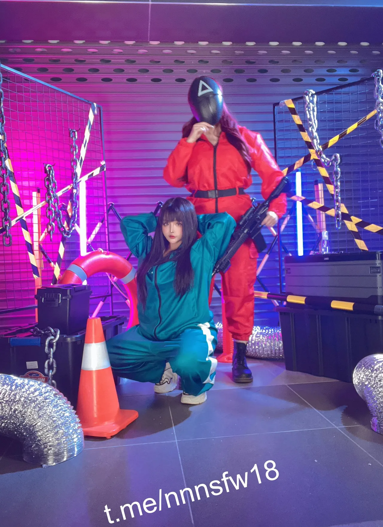 Sayo Momo x Noi Oogami - Squid Game-erohere57.webp