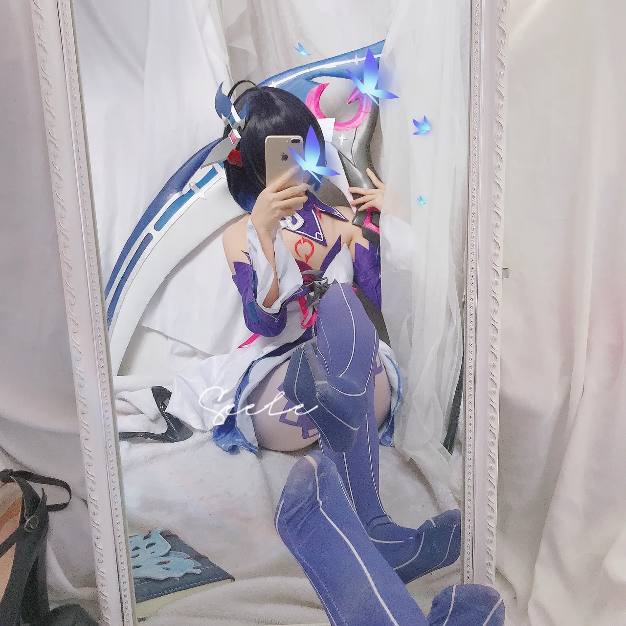 Seele麦麦 希儿幻海梦蝶cos (168p)-erohere130.webp
