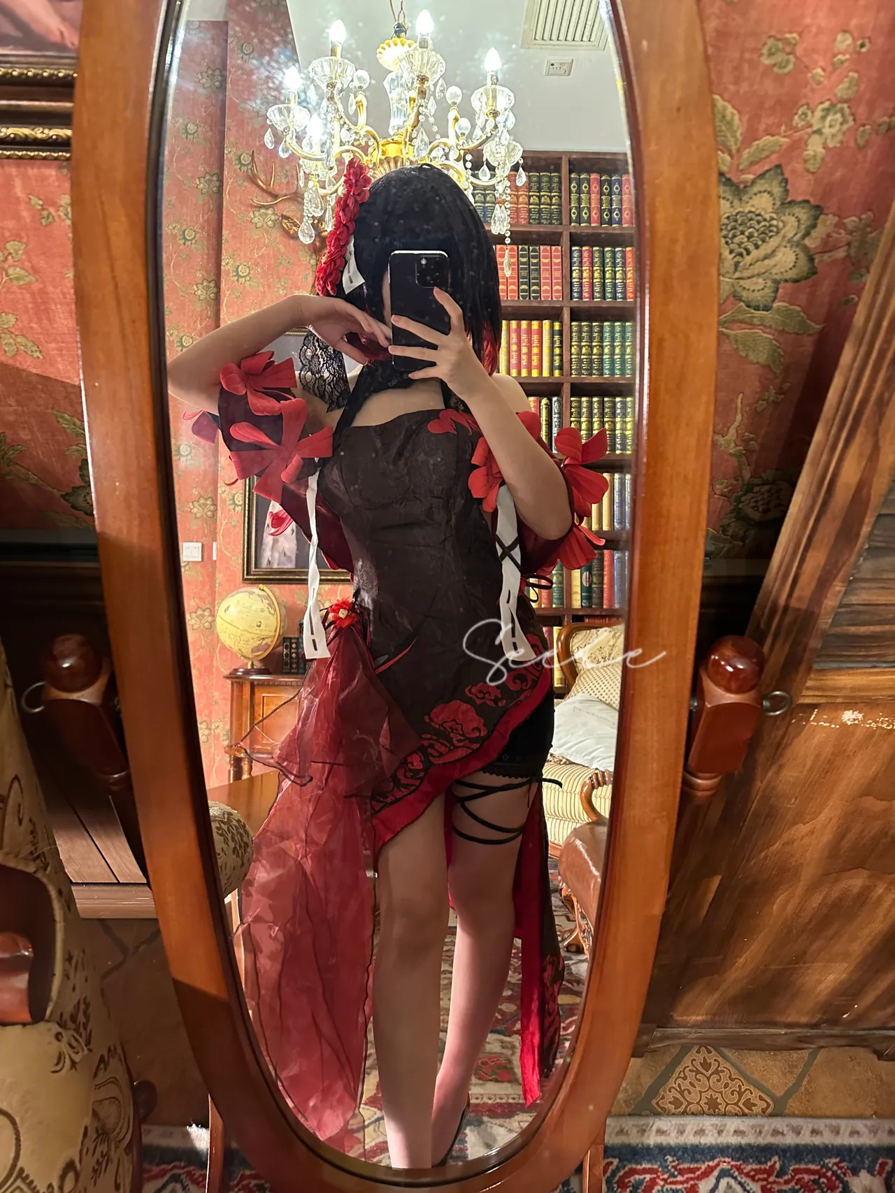 Seele麦麦 黑希旗袍物语 55P14V 973MB-erohere36.webp