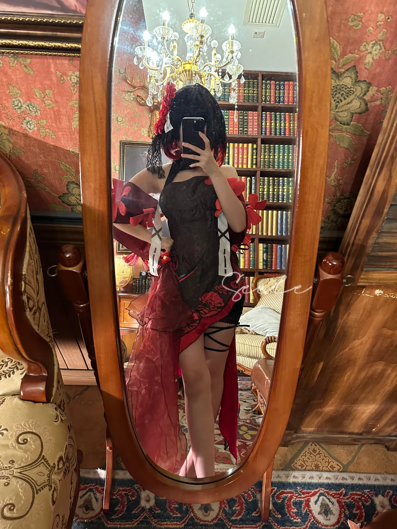 Seele麦麦 黑希旗袍物语 55P14V 973MB-erohere37.webp