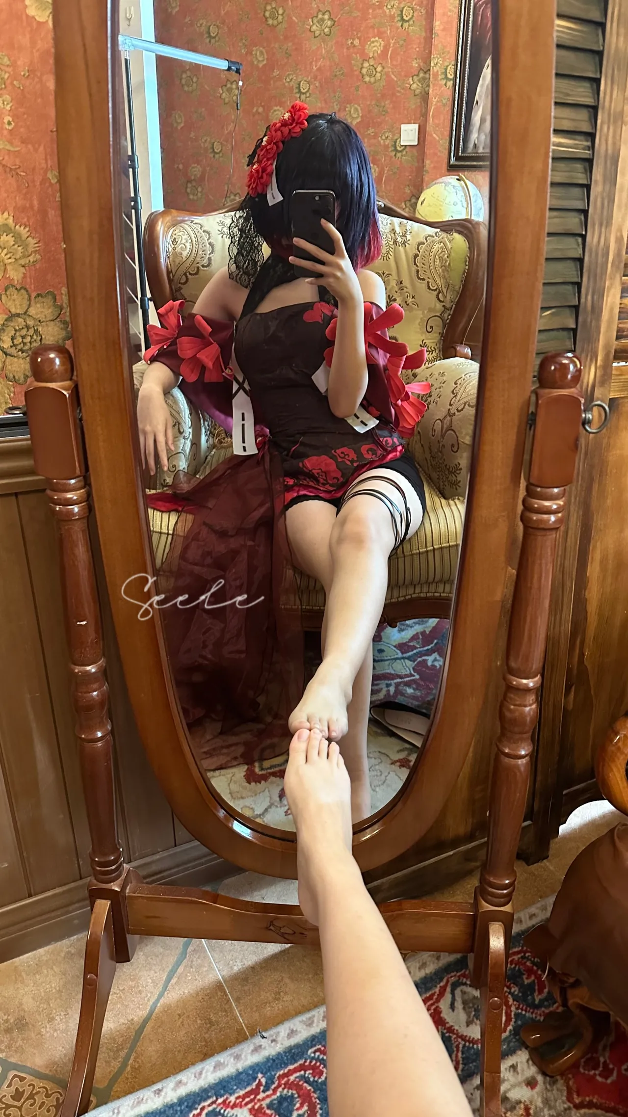 Seele麦麦 黑希旗袍物语 55P14V 973MB-erohere42.webp