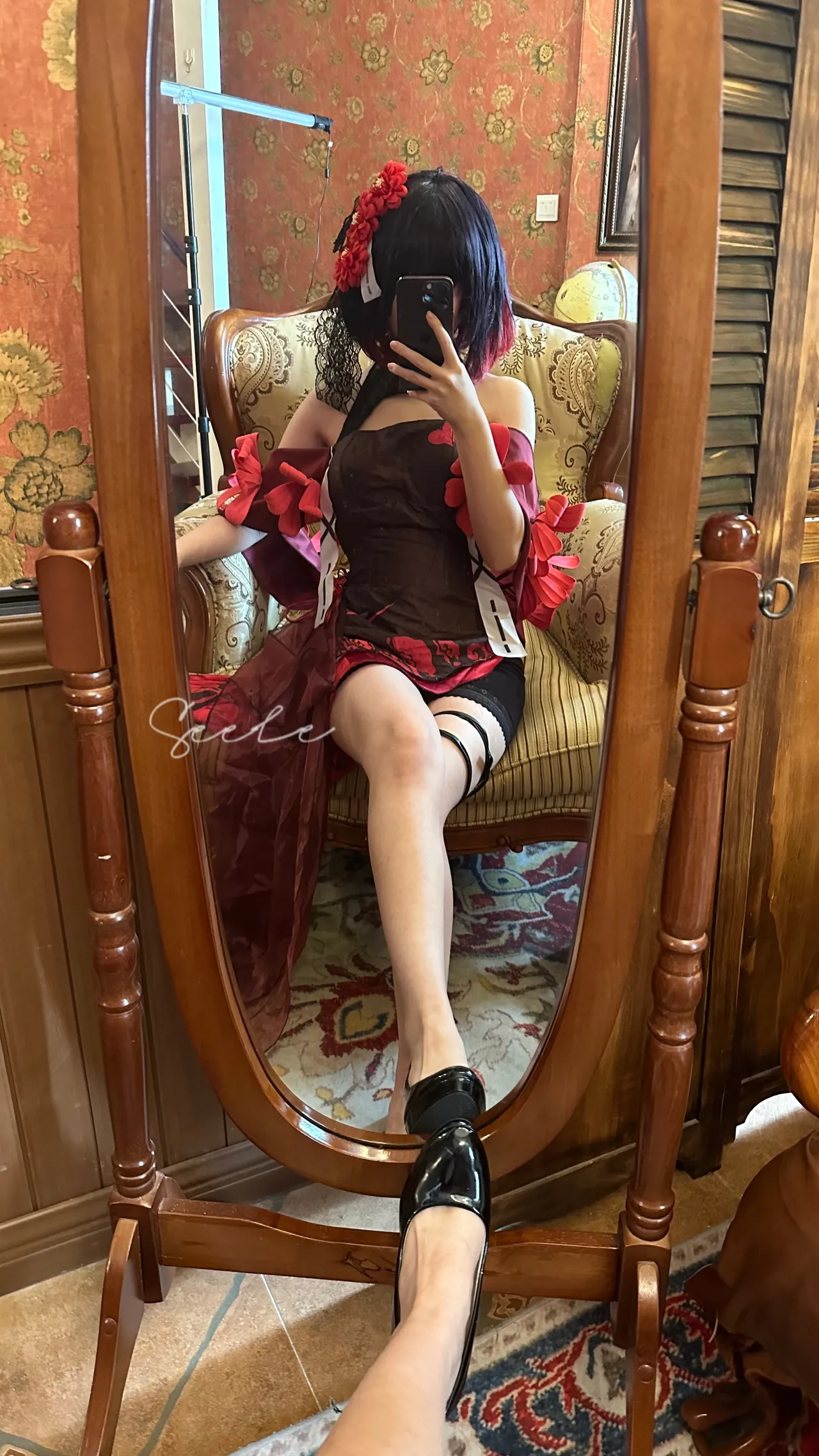 Seele麦麦 黑希旗袍物语 55P14V 973MB-erohere49.webp