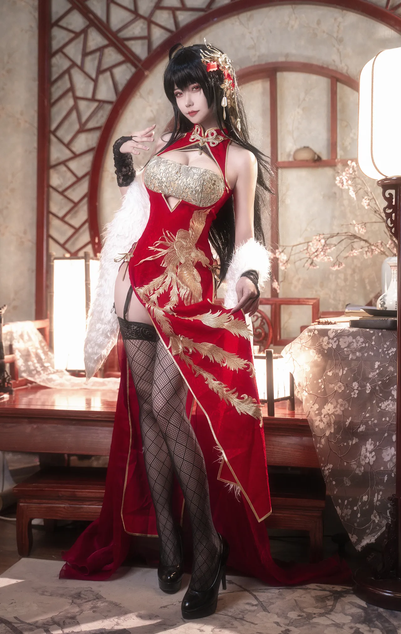 Seya狮砸 - 碧蓝航线 大凤 旗袍-erohere6.webp