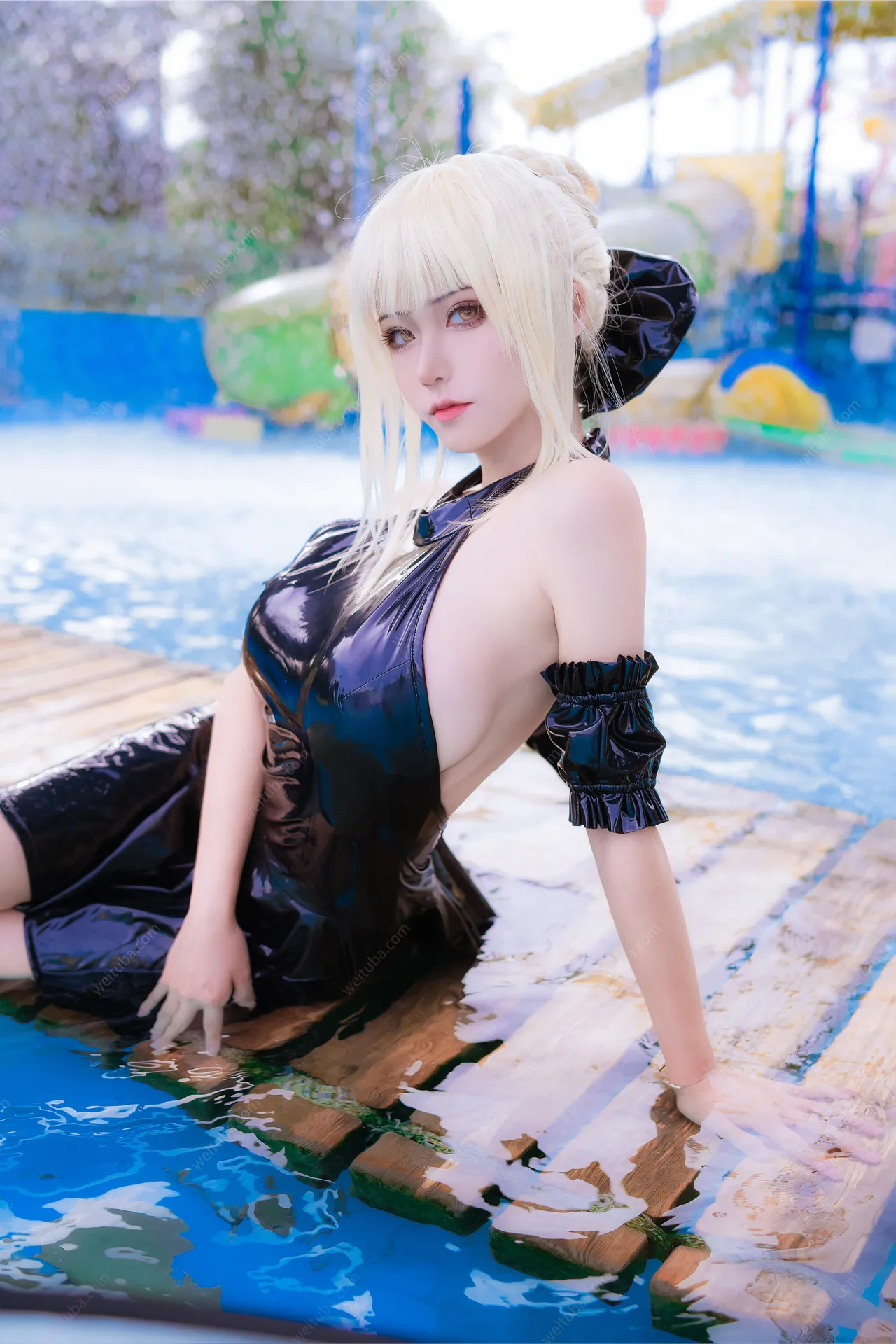 Seya狮砸 - Saber Alter Swimsuit FGO — Photo 1