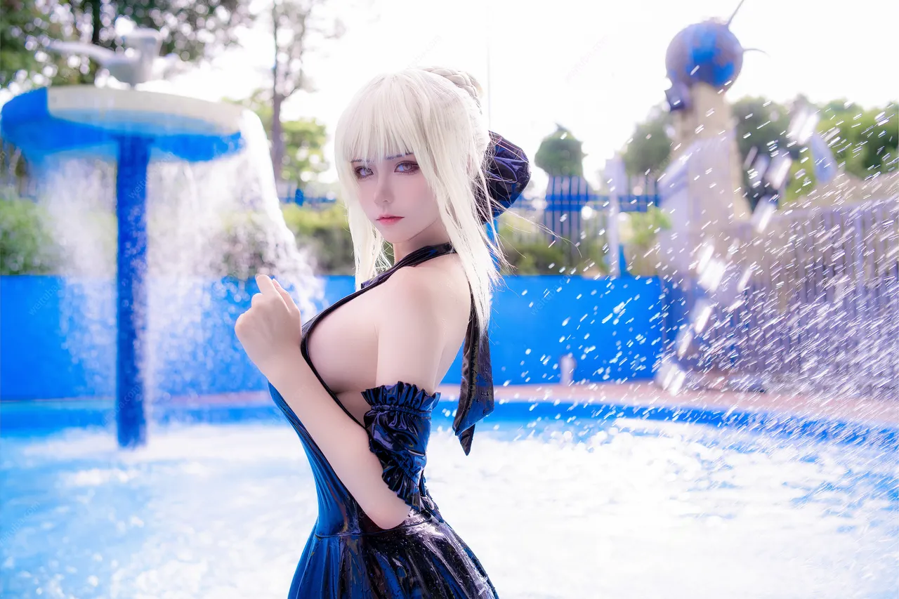 Seya狮砸 - Saber Alter Swimsuit FGO — Photo 4
