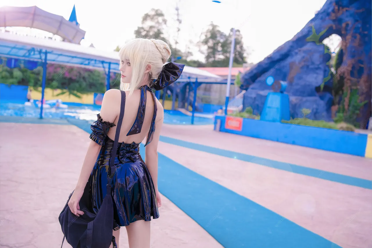 Seya狮砸 - Saber Alter Swimsuit FGO — Photo 8