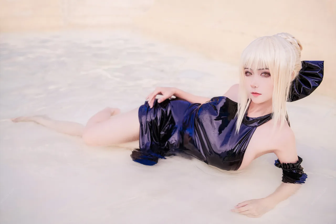 Seya狮砸 - Saber Alter Swimsuit FGO — Photo 9