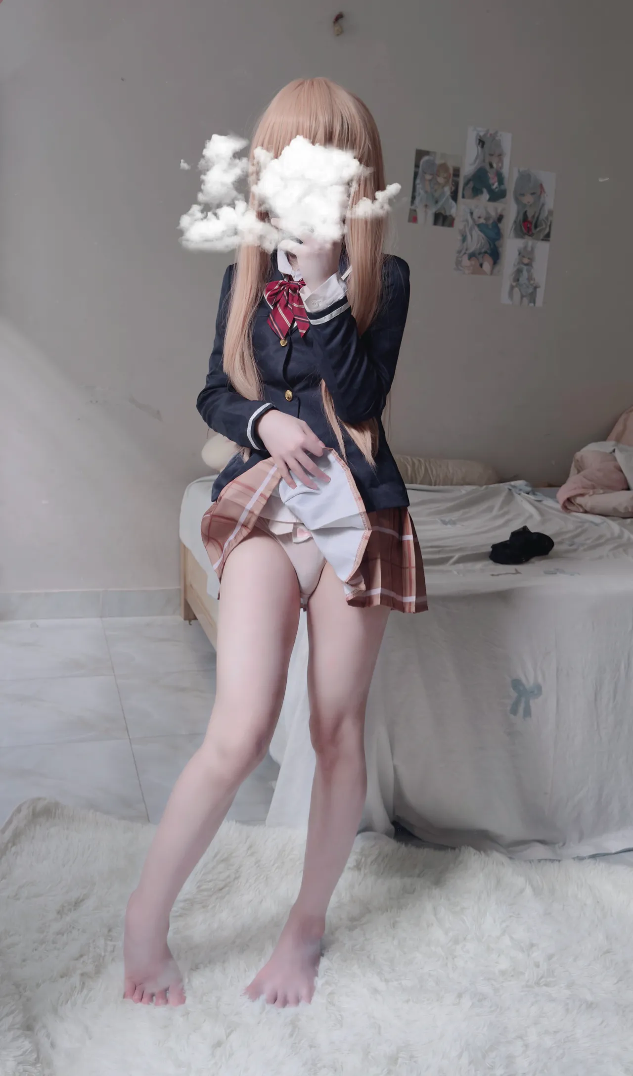 Shiina Mahiru cosplay (@osage2007) Twitter（备注男娘tomgirl）⚠️-erohere8.webp