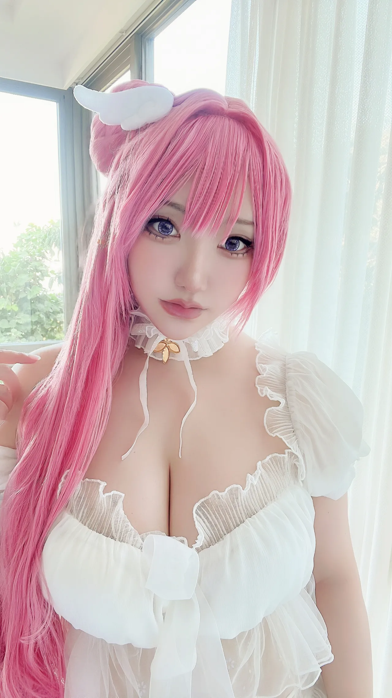 Shooting Star's (Saku) - Dorothy swimsuit by the pool-erohere29.webp