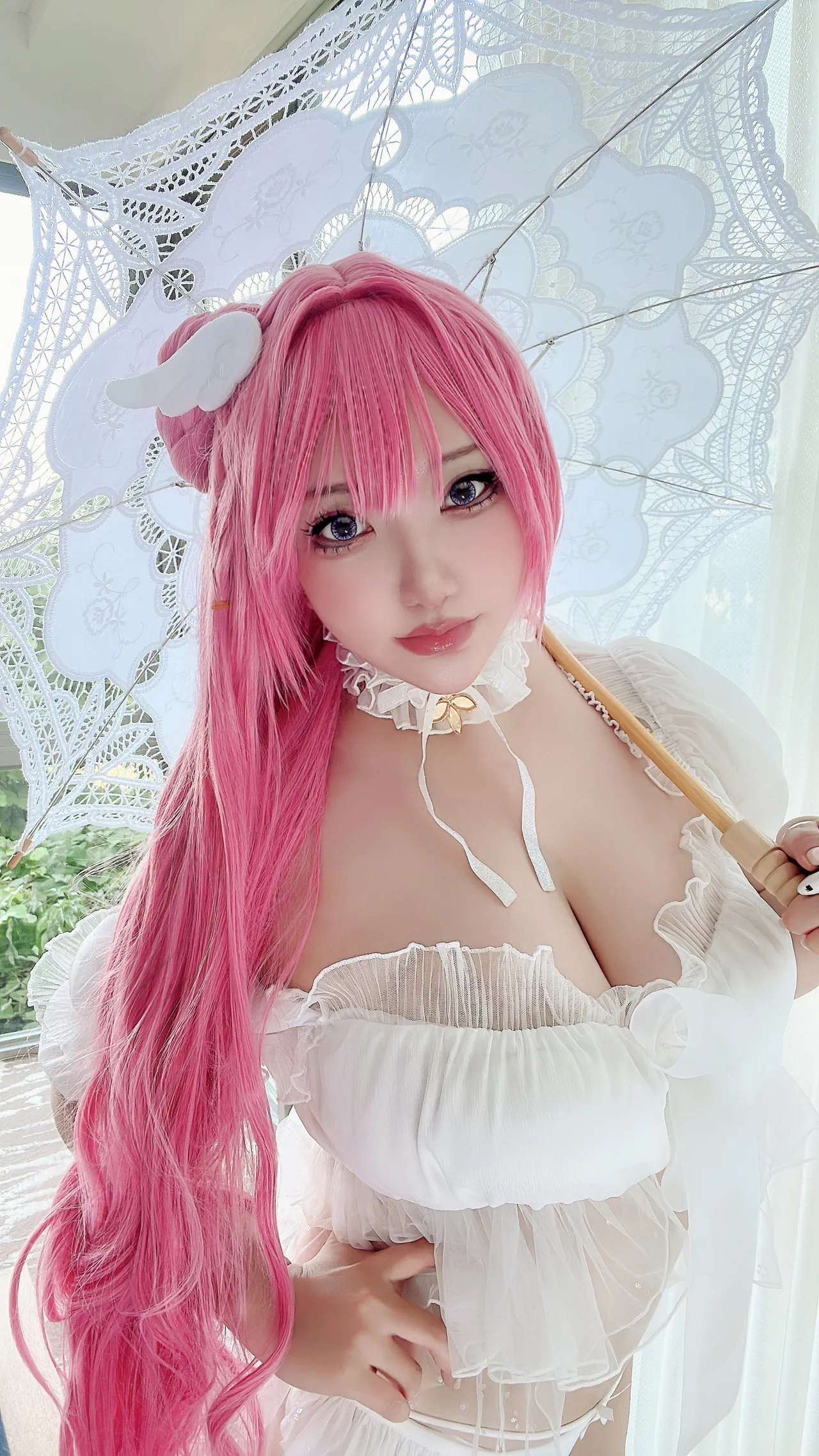 Shooting Star's (Saku) - Dorothy swimsuit by the pool-erohere32.webp
