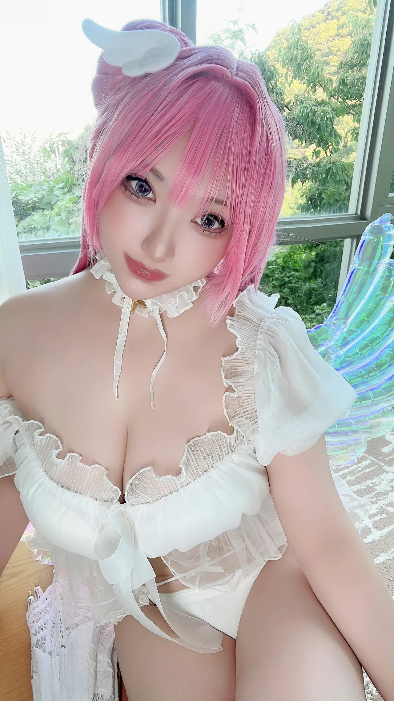 Shooting Star's (Saku) - Dorothy swimsuit by the pool-erohere34.webp