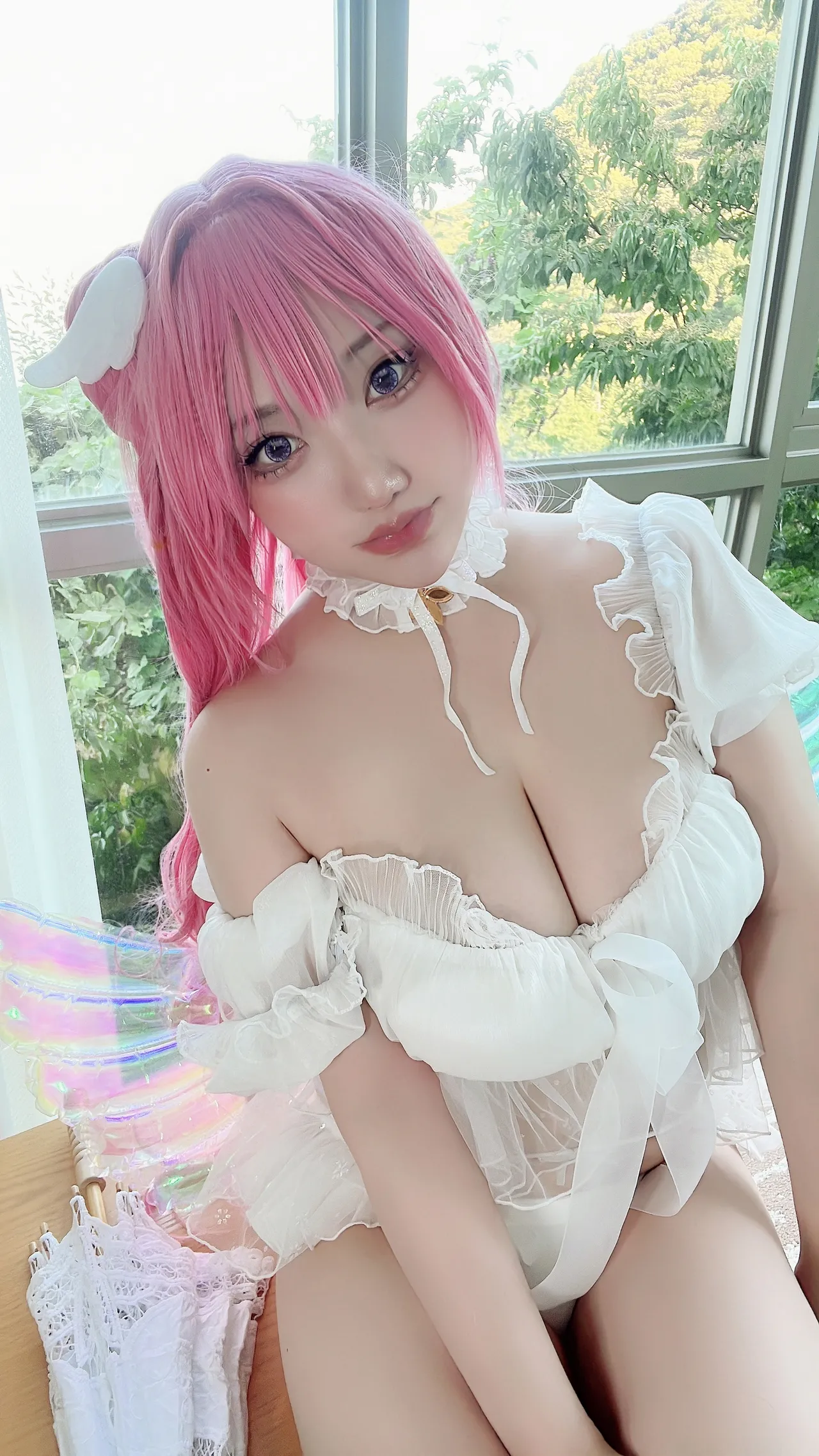 Shooting Star's (Saku) - Dorothy swimsuit by the pool-erohere39.webp