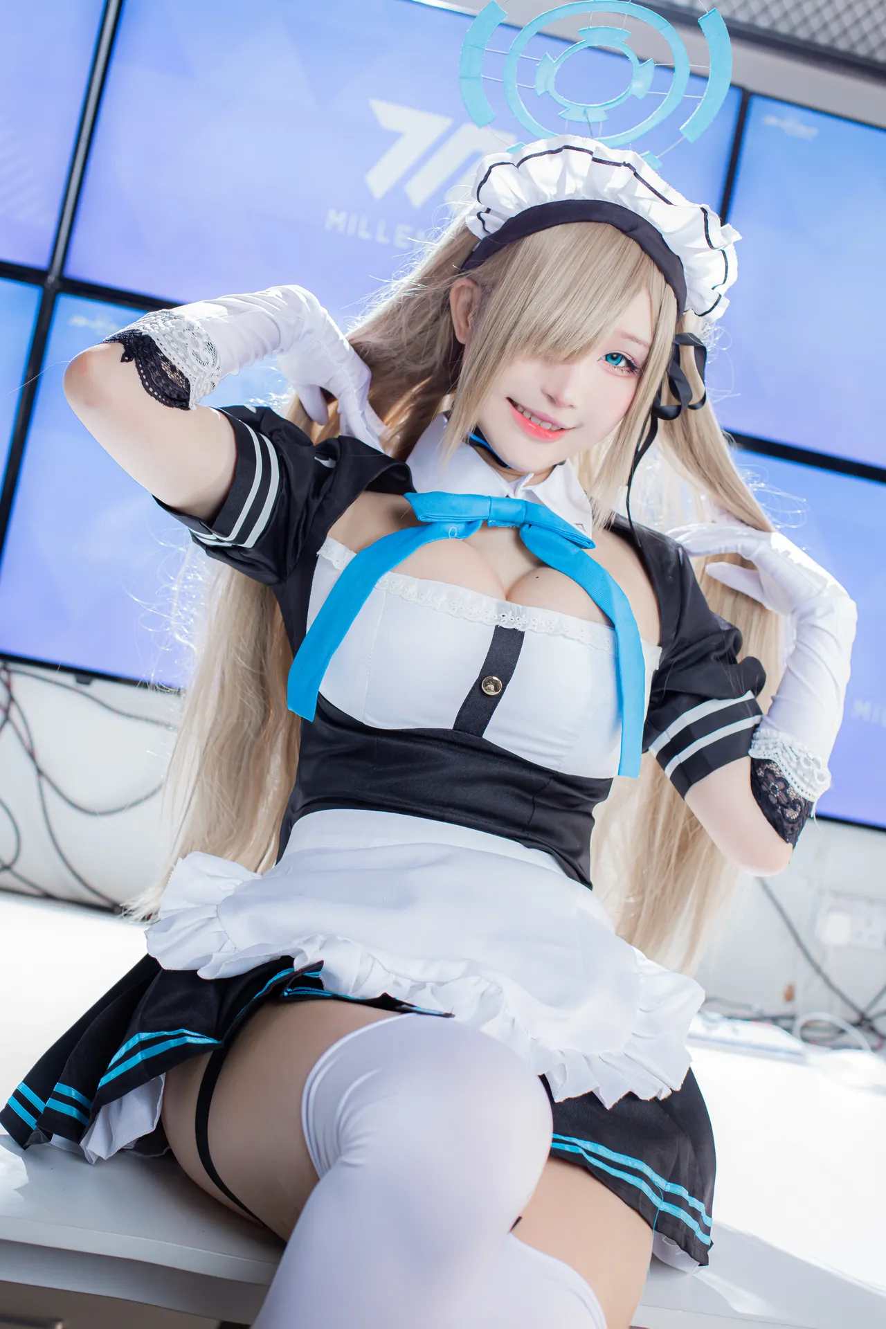Takanashi Hanari - Asuna maid-erohere14.webp
