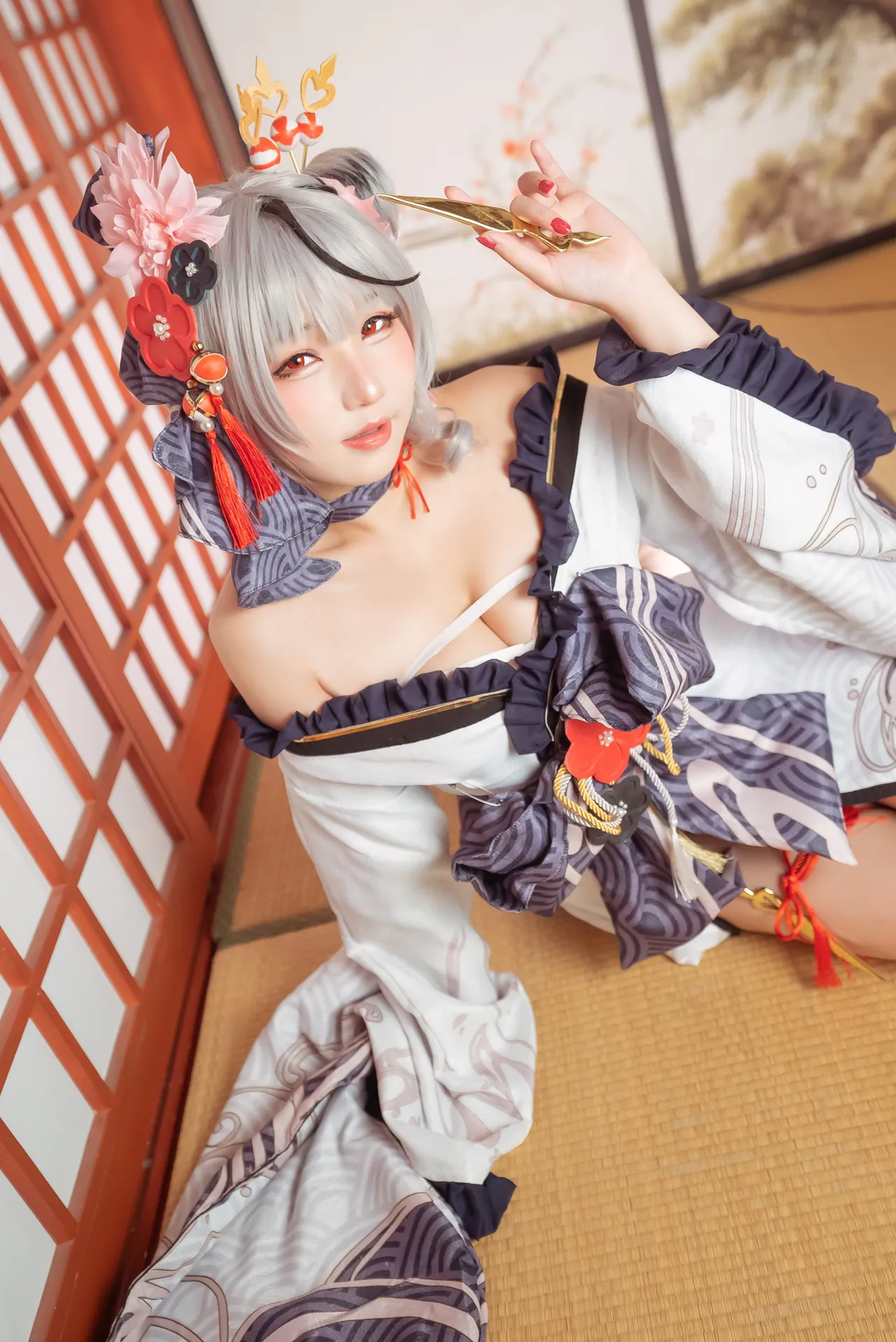 Takanashi Hanari - Sakamata Chloe yukata-erohere10.webp