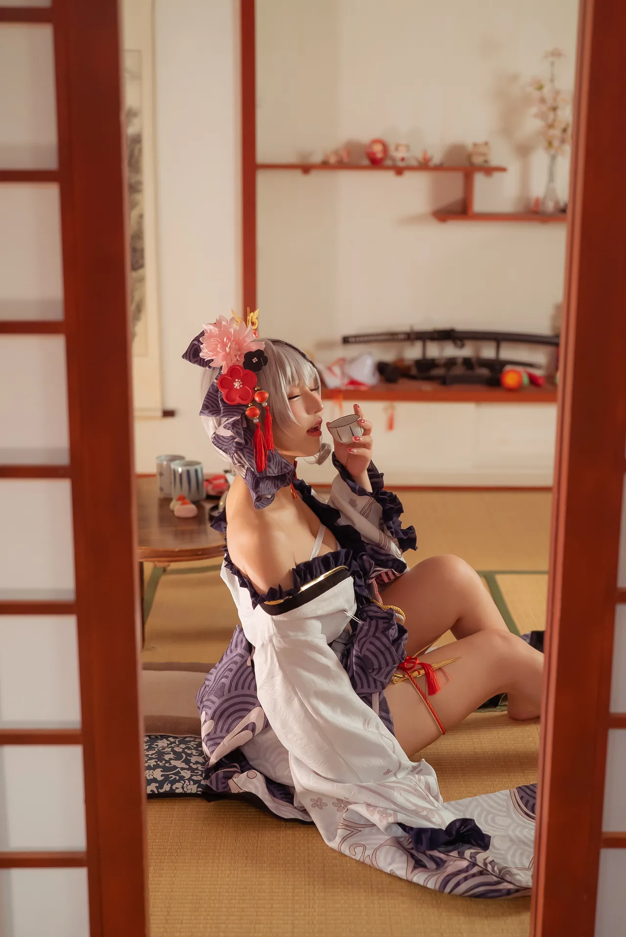 Takanashi Hanari - Sakamata Chloe yukata-erohere12.webp