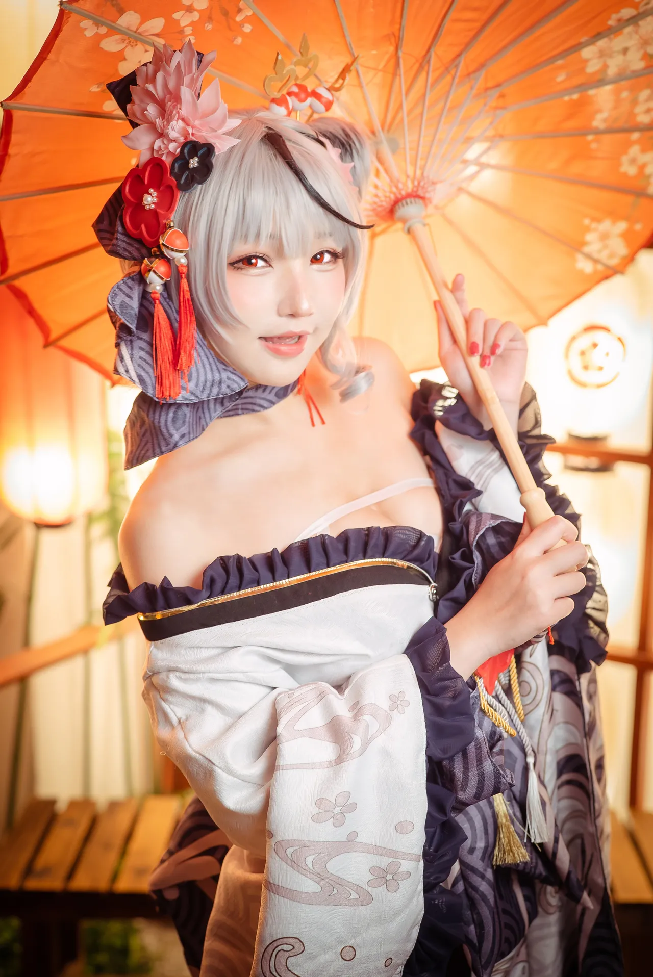 Takanashi Hanari - Sakamata Chloe yukata-erohere21.webp