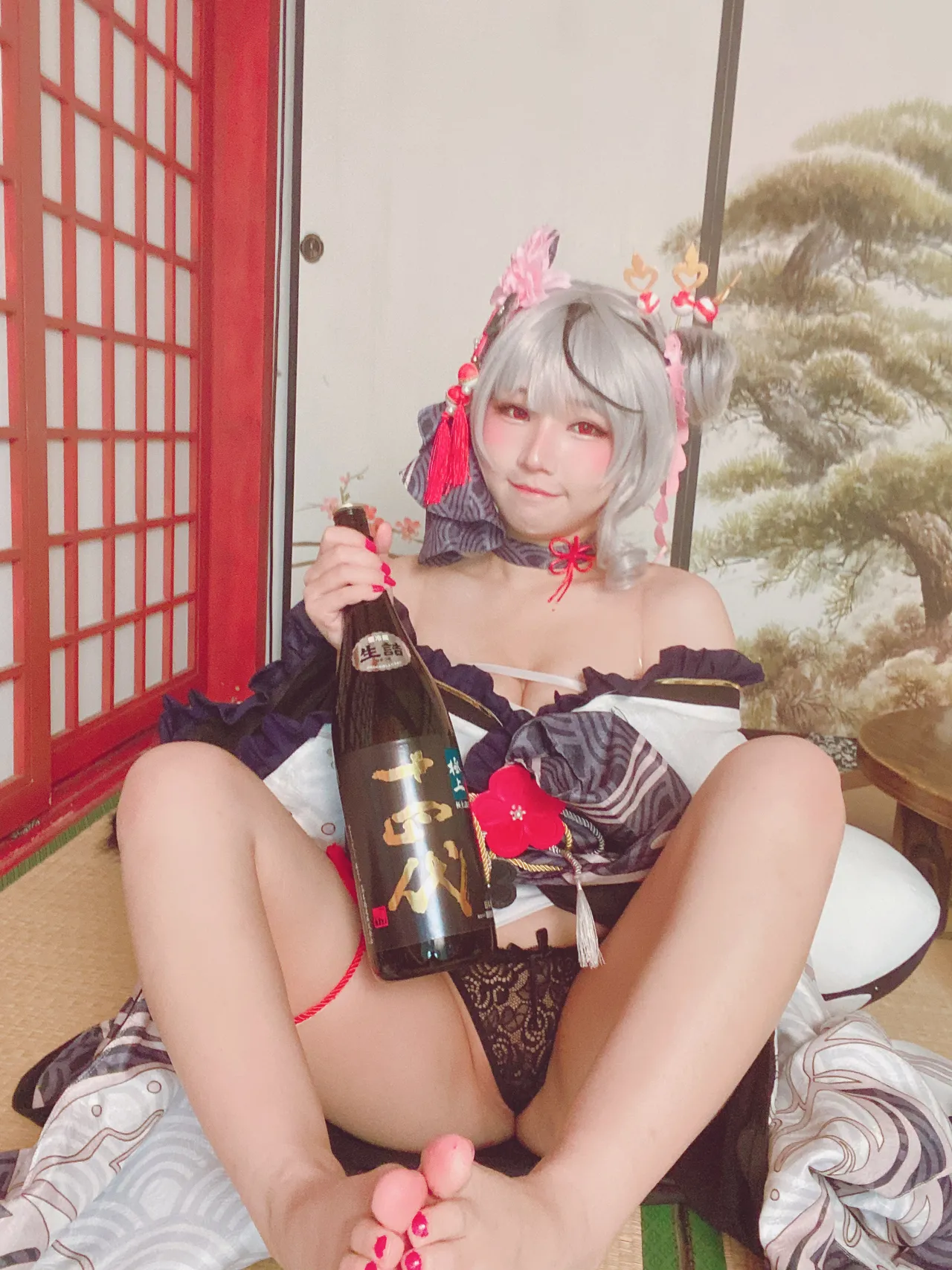 Takanashi Hanari - Sakamata Chloe yukata-erohere29.webp