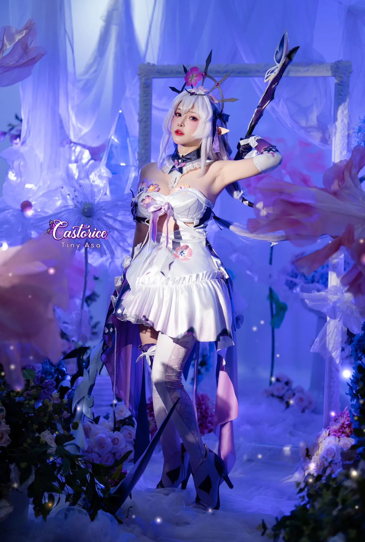 Tiny Asa アサ (tiny.asababy) cosplay Castorice - HonkaiStar Rail-erohere18.webp