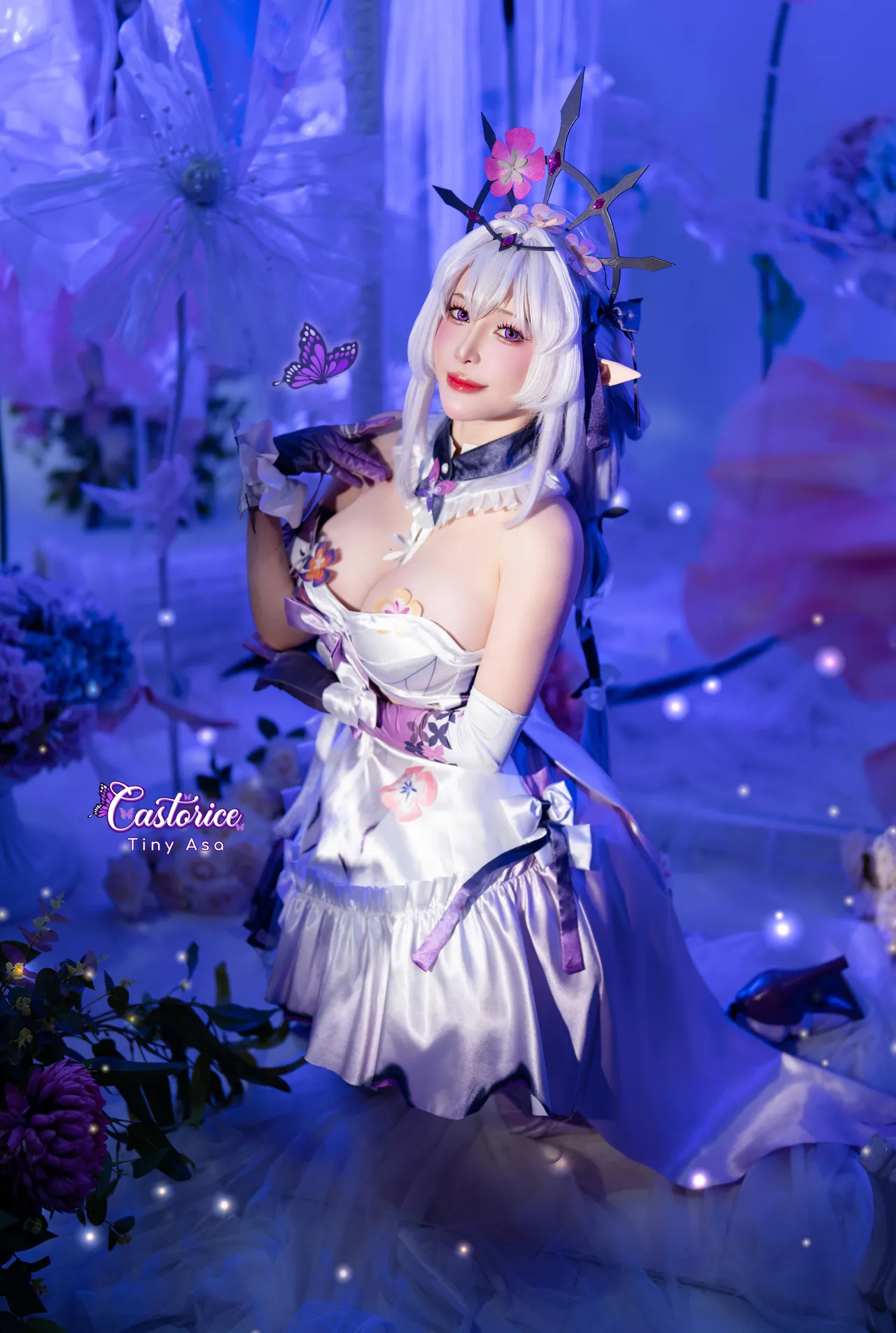 Tiny Asa アサ (tiny.asababy) cosplay Castorice - HonkaiStar Rail-erohere3.webp