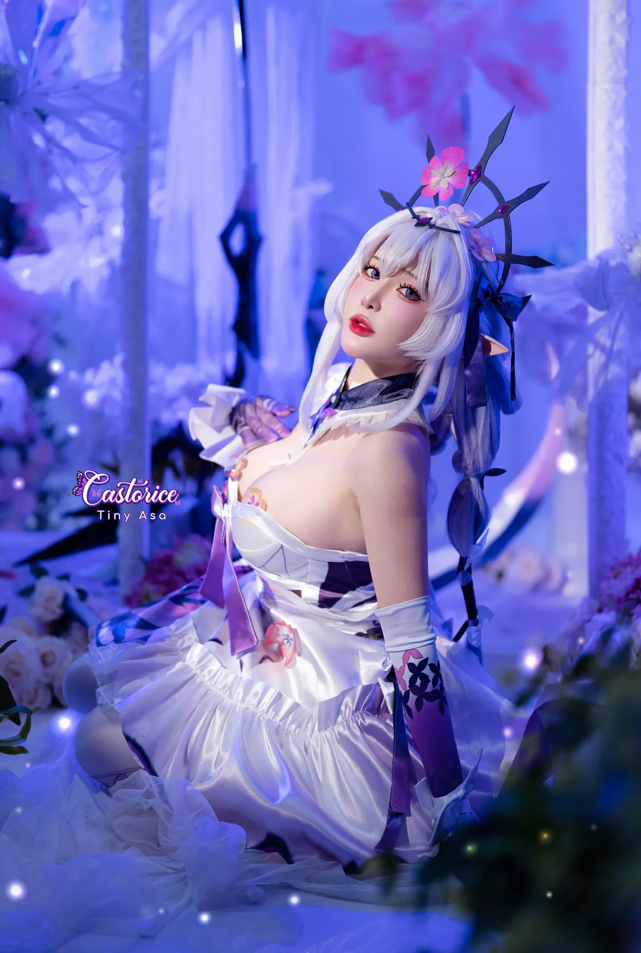 Tiny Asa アサ (tiny.asababy) cosplay Castorice - HonkaiStar Rail-erohere4.webp