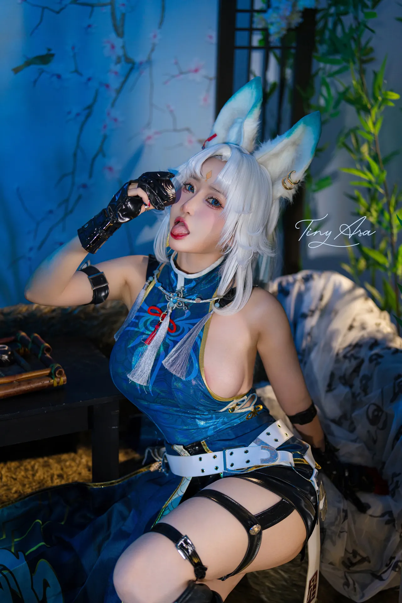 Tiny Asa アサ (tiny.asababy) cosplay Feixiao - HonkaiStar Rail-erohere4.webp