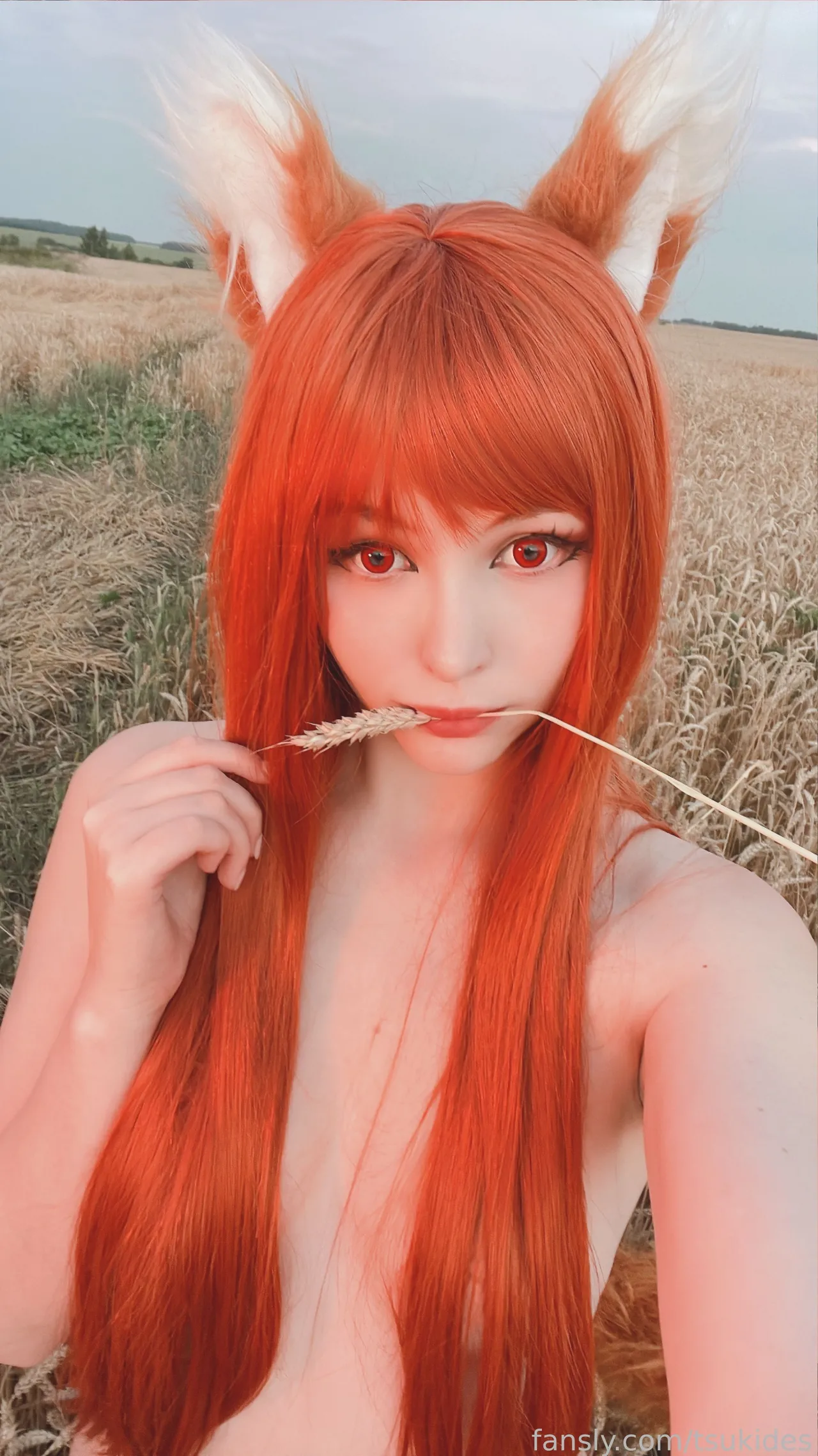 Tsuki Desu- Holo in a field-erohere4.webp