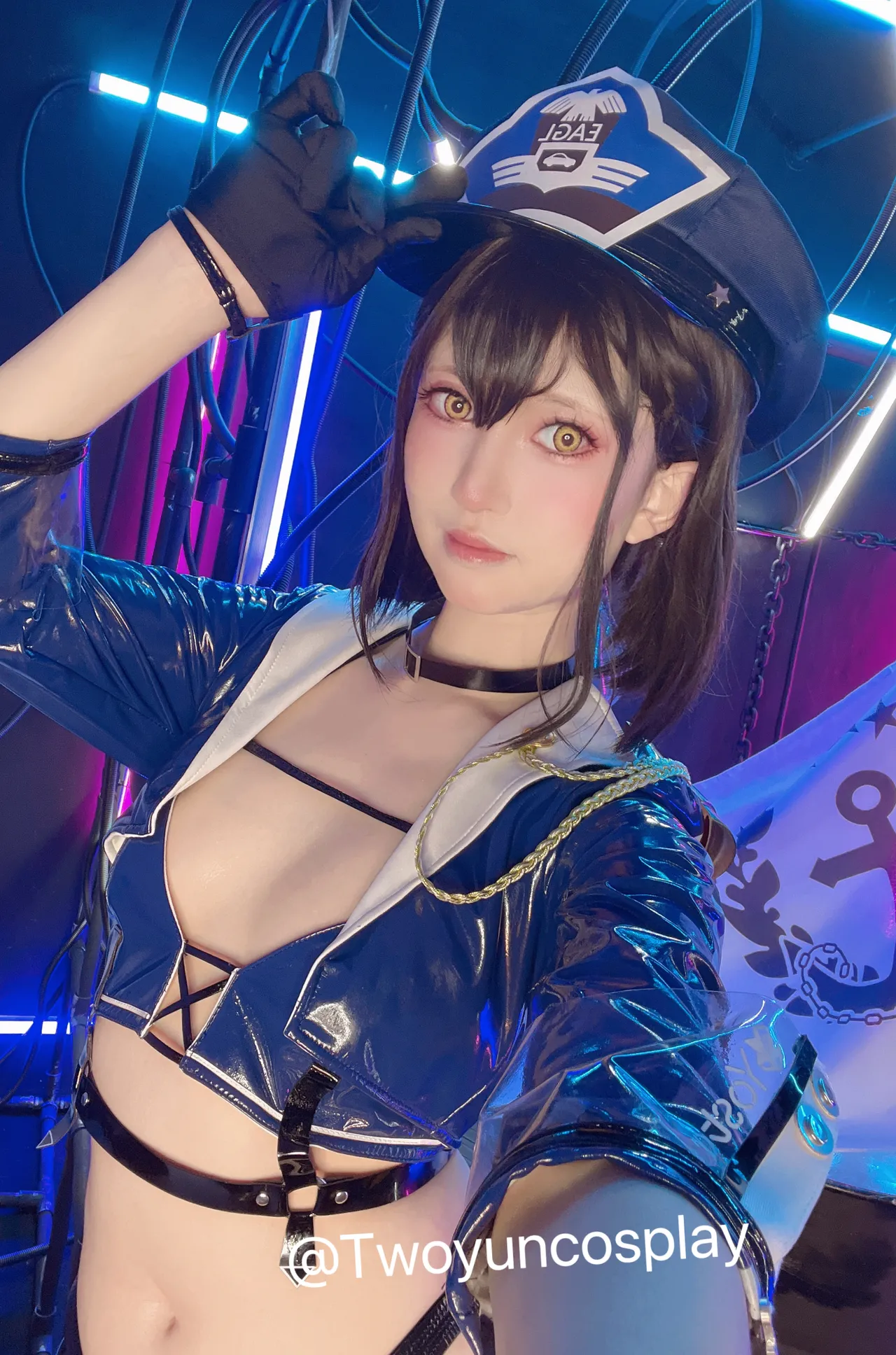 Twoyun cosplay  AzurLane  Baltimore Finish Line Flagbearer-erohere7.webp